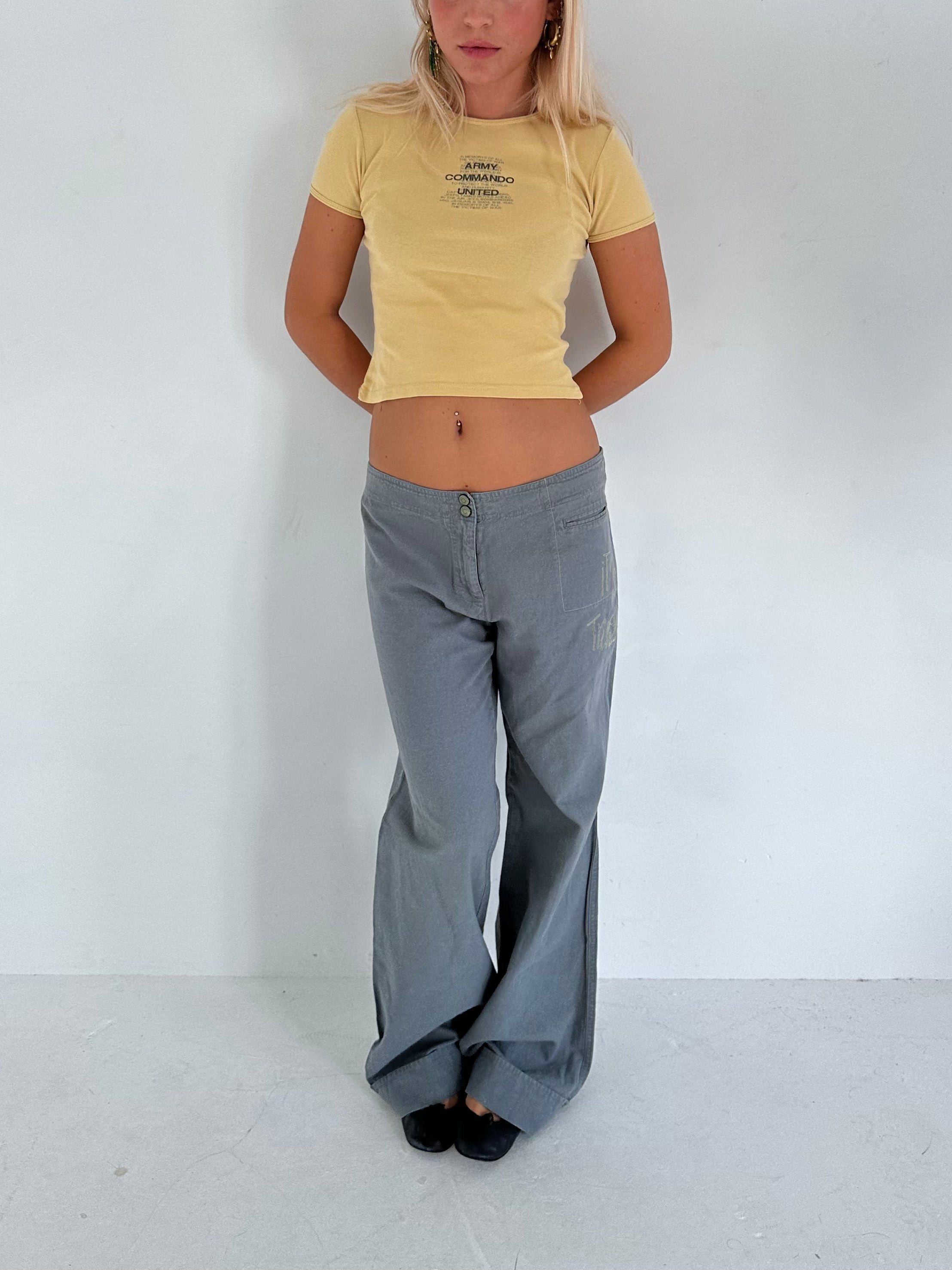 cop copine trousers — size s