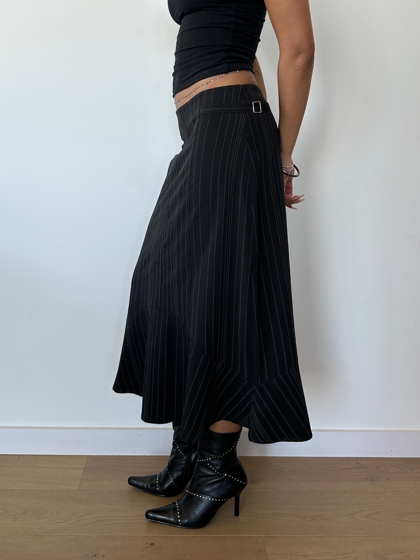 Pinstripe Long Skirt ⋆ Size S