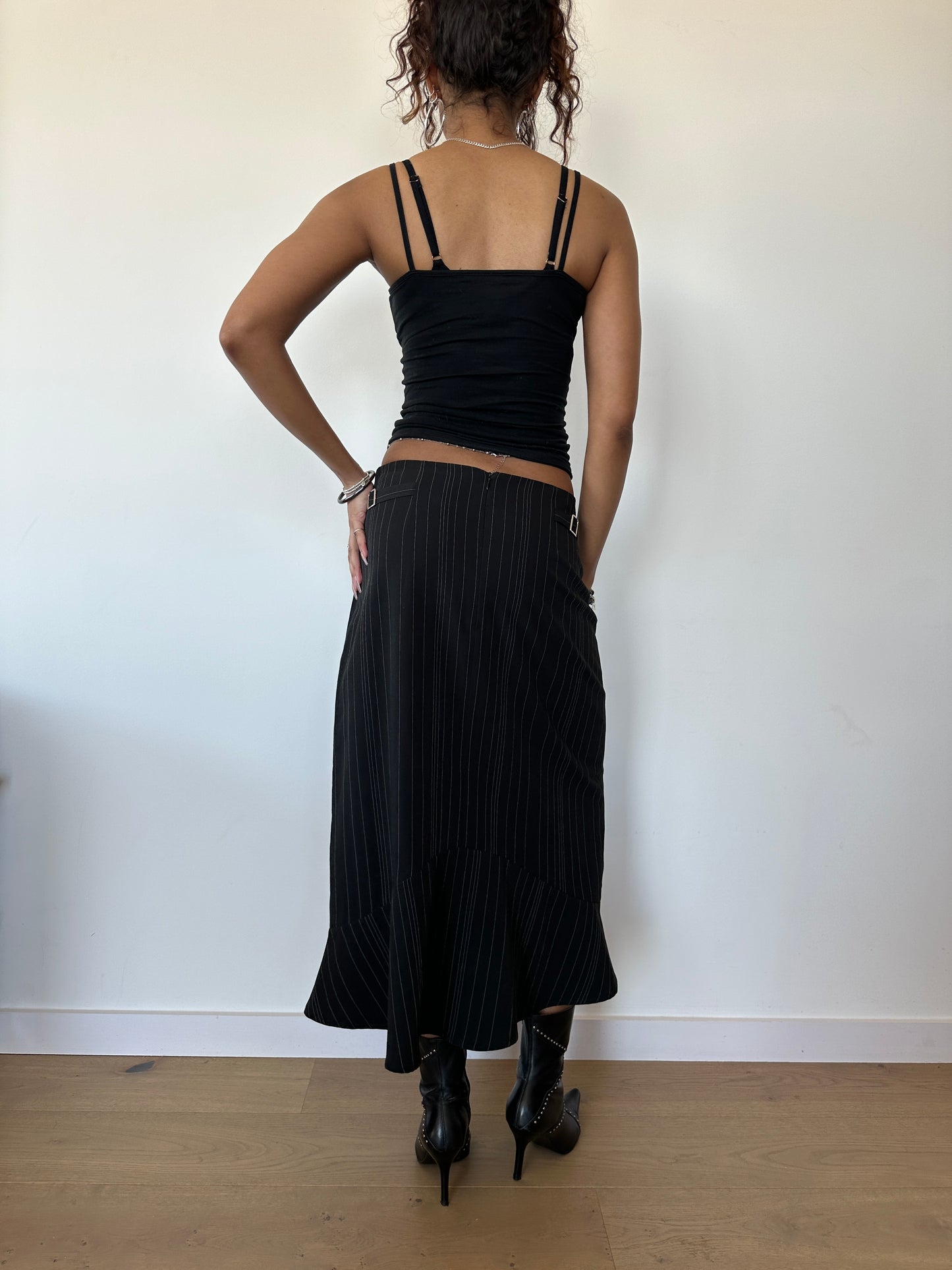 Pinstripe Long Skirt ⋆ Size S