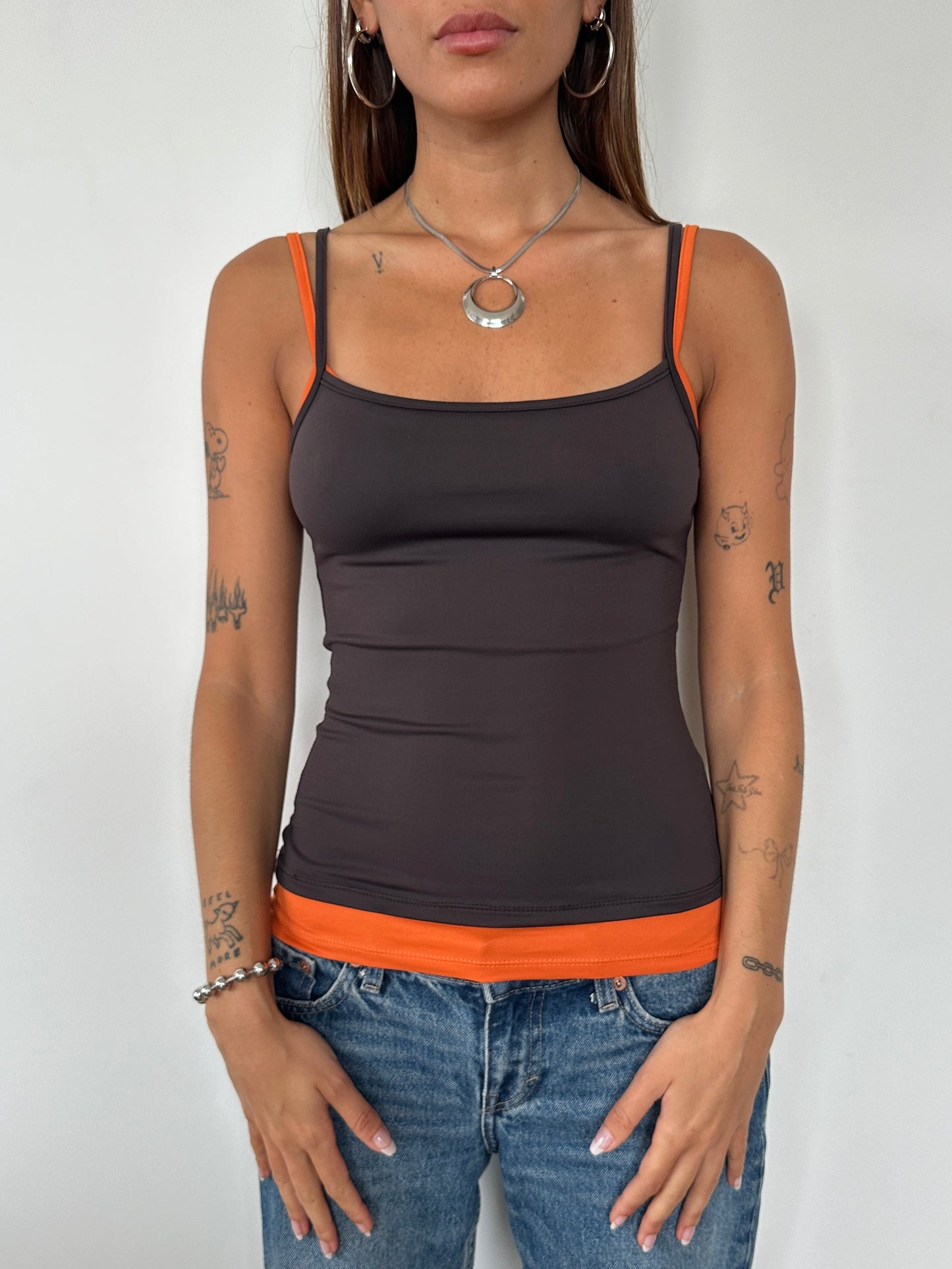 Slinky Layered Cami - Size XS