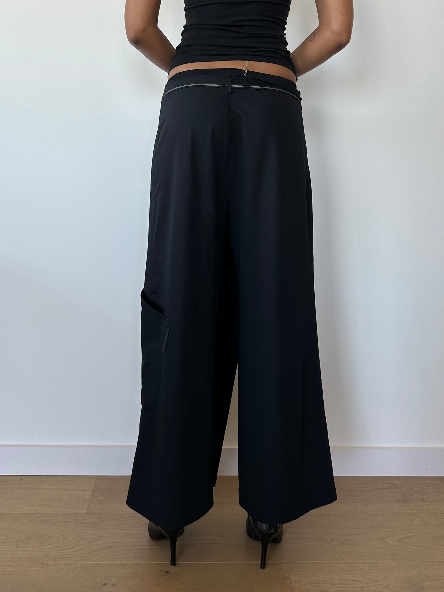 COP COPINE Wide Leg Trousers with Skirt ⋆ Size S/M