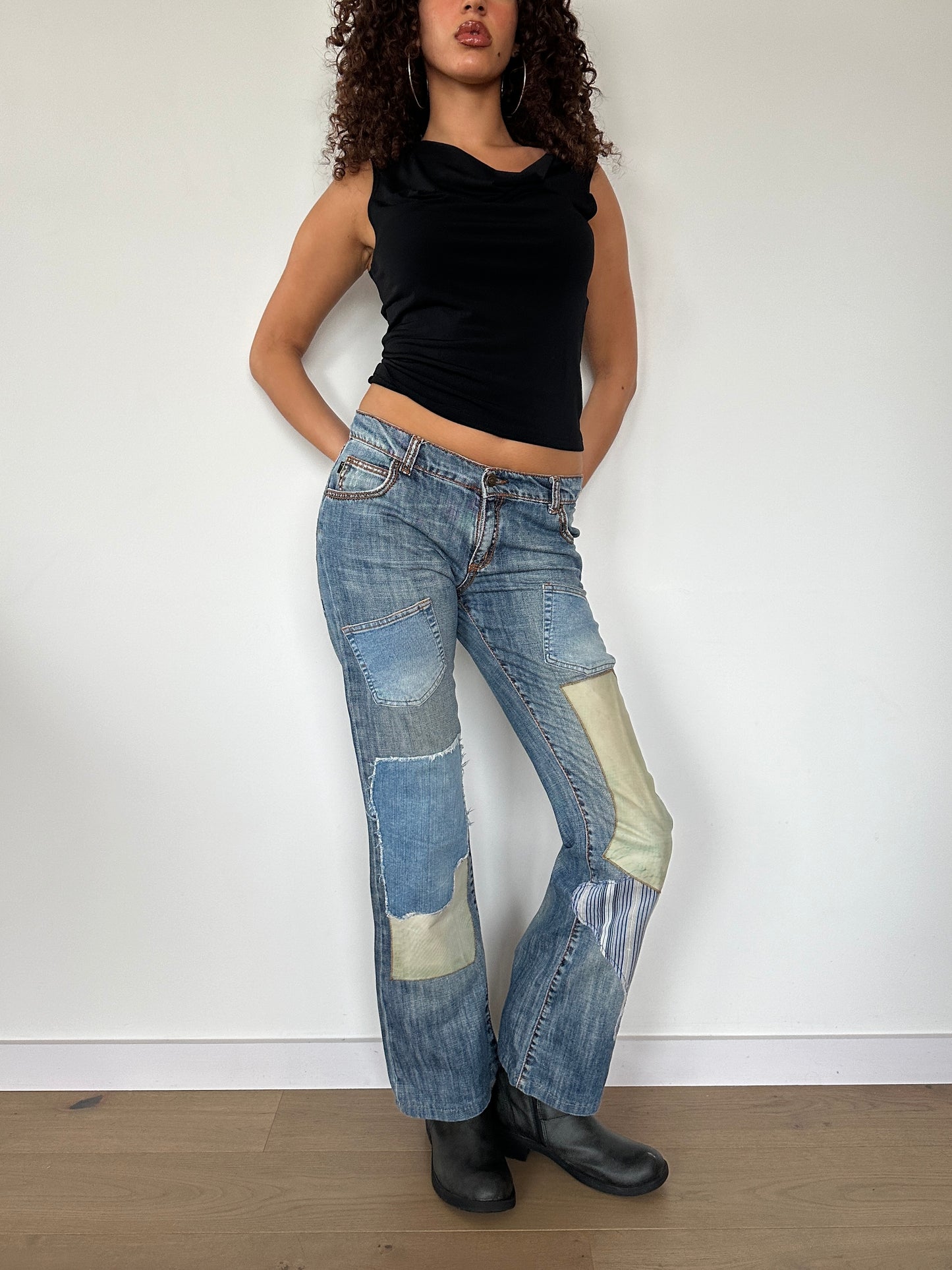 Cavalli Patchwork Jeans · Size S