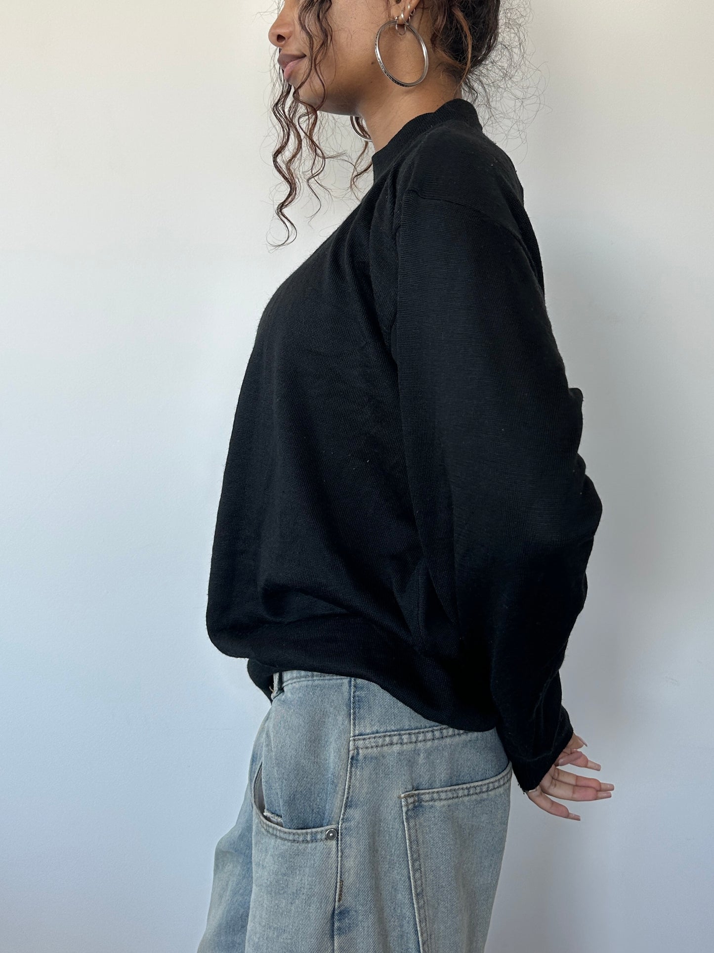 Slouchy Mock Neck Jumper ⋆ Size M