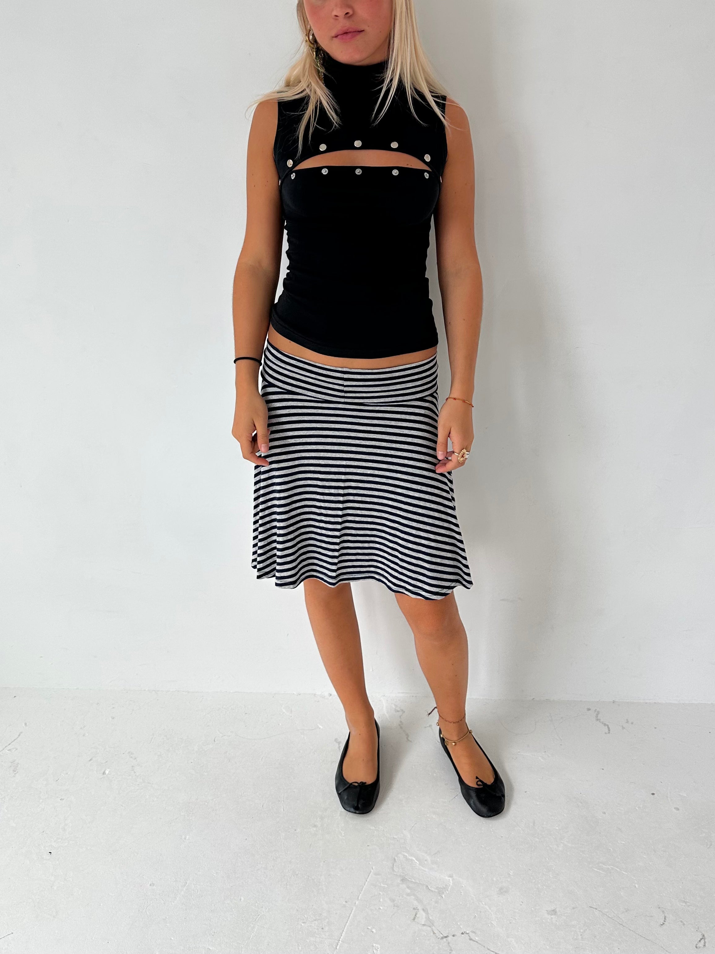 studded top — size xs/s