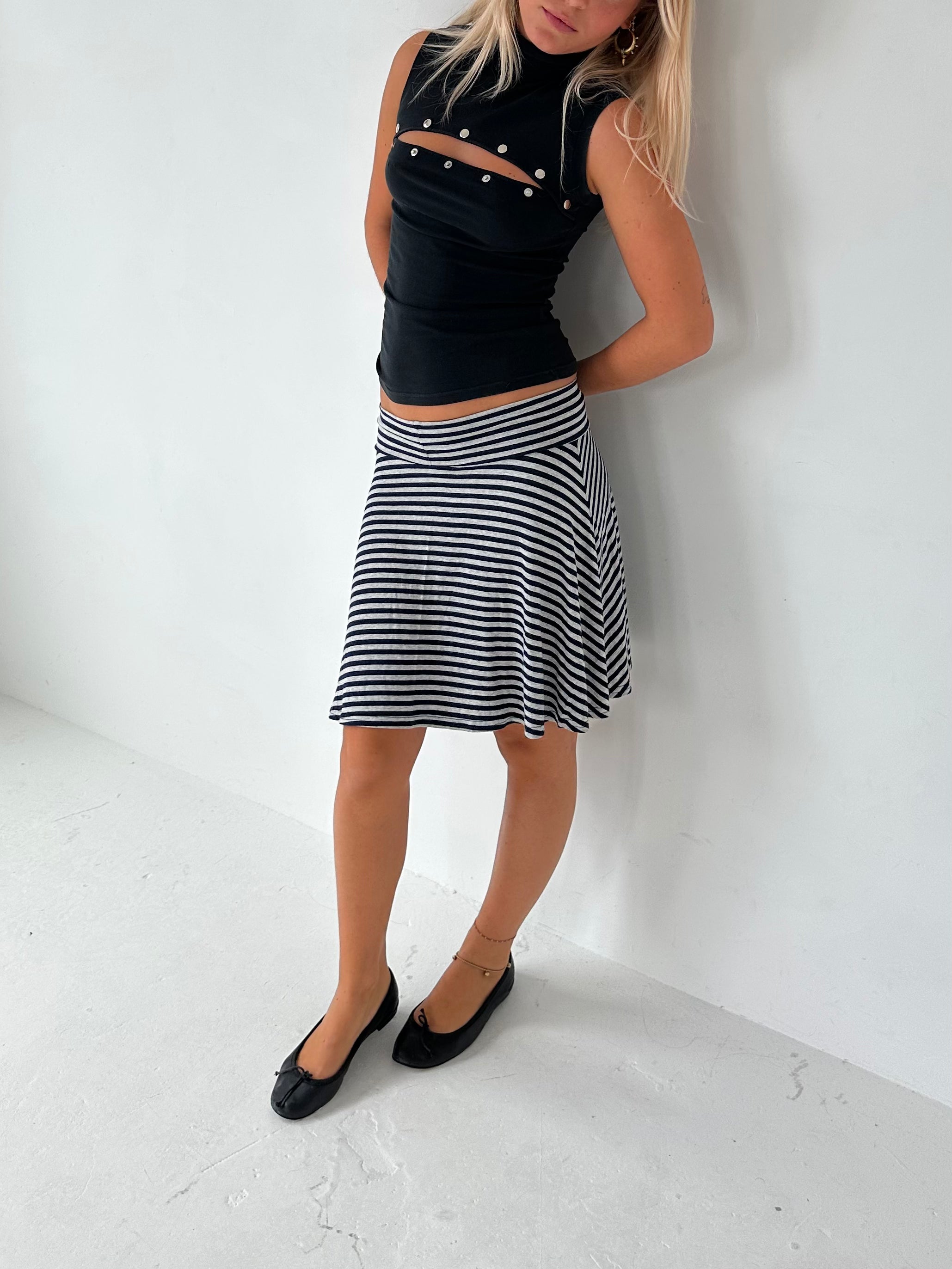 stripe skirt — size xs/s