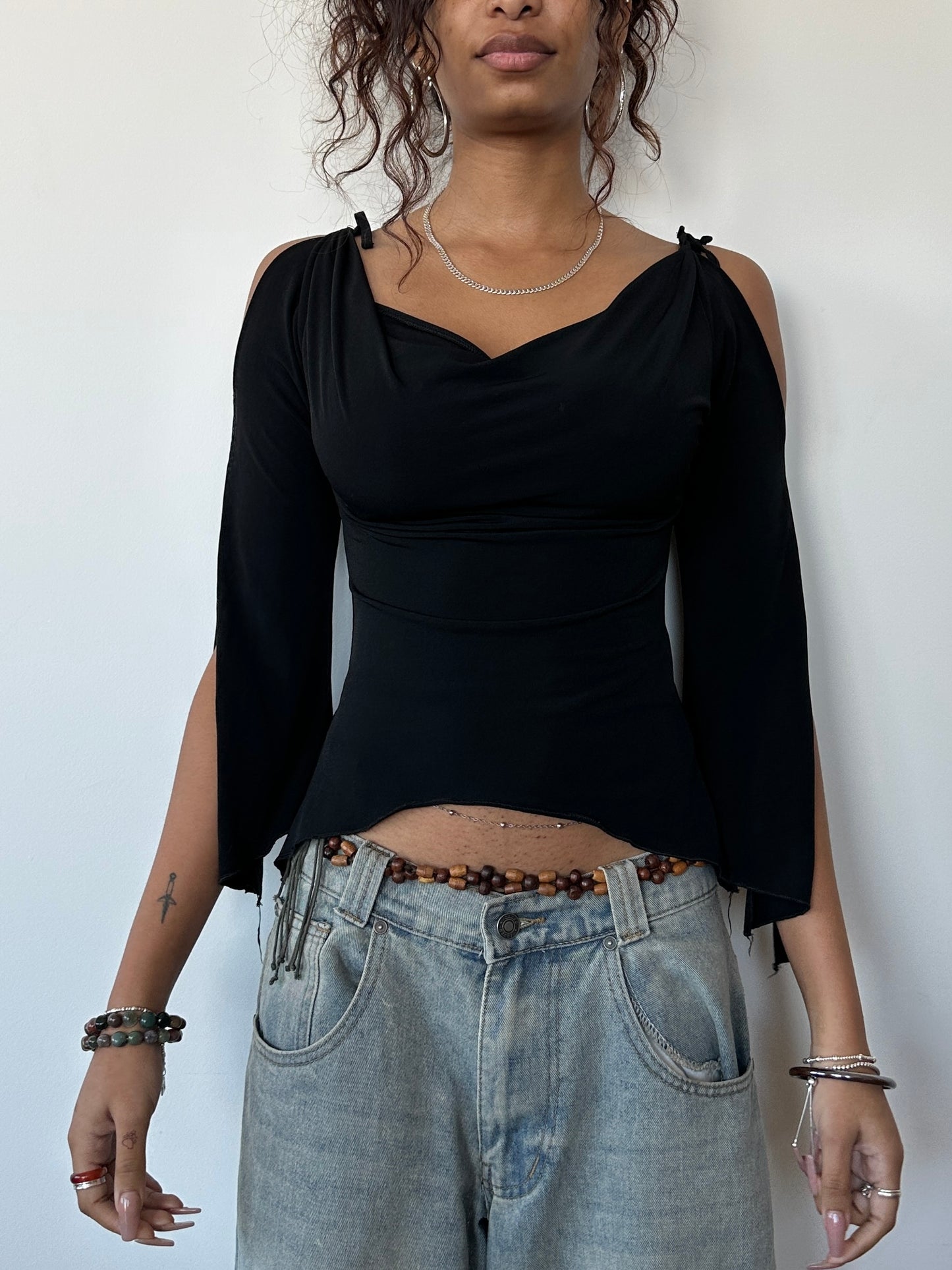 Slinky Cowl Neck Top ⋆ Size XS/S