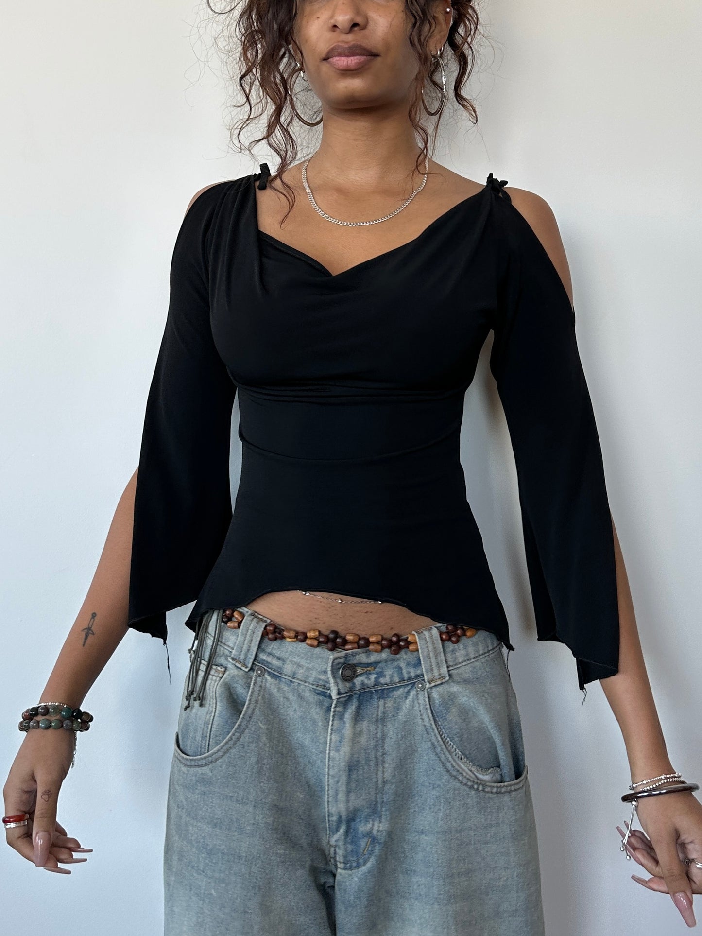 Slinky Cowl Neck Top ⋆ Size XS/S