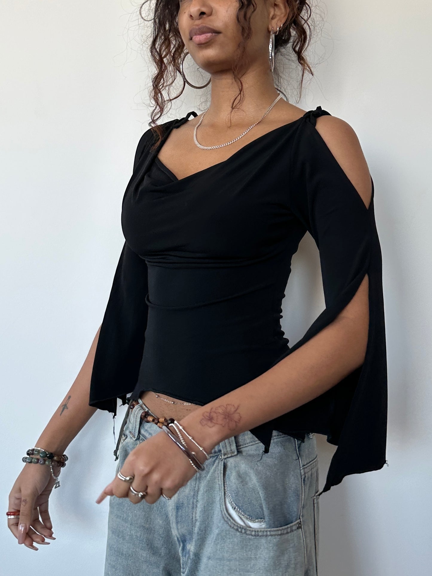 Slinky Cowl Neck Top ⋆ Size XS/S