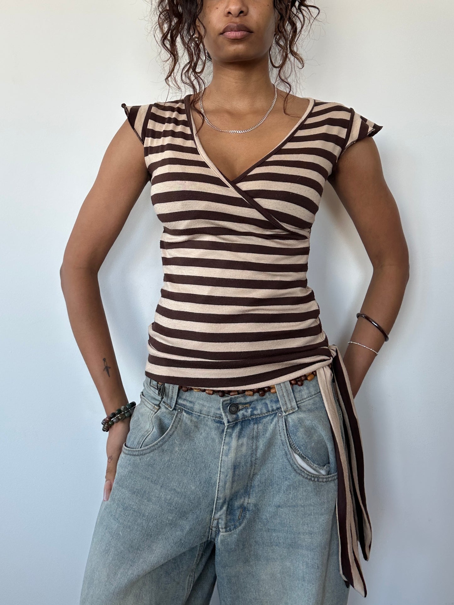Striped Baby Tee ⋆ Size XS/S