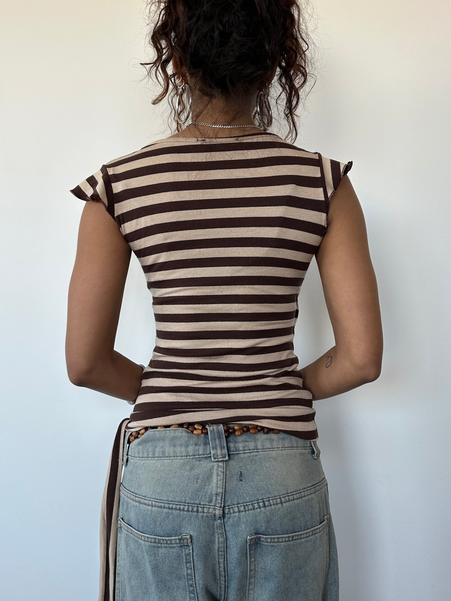 Striped Baby Tee ⋆ Size XS/S