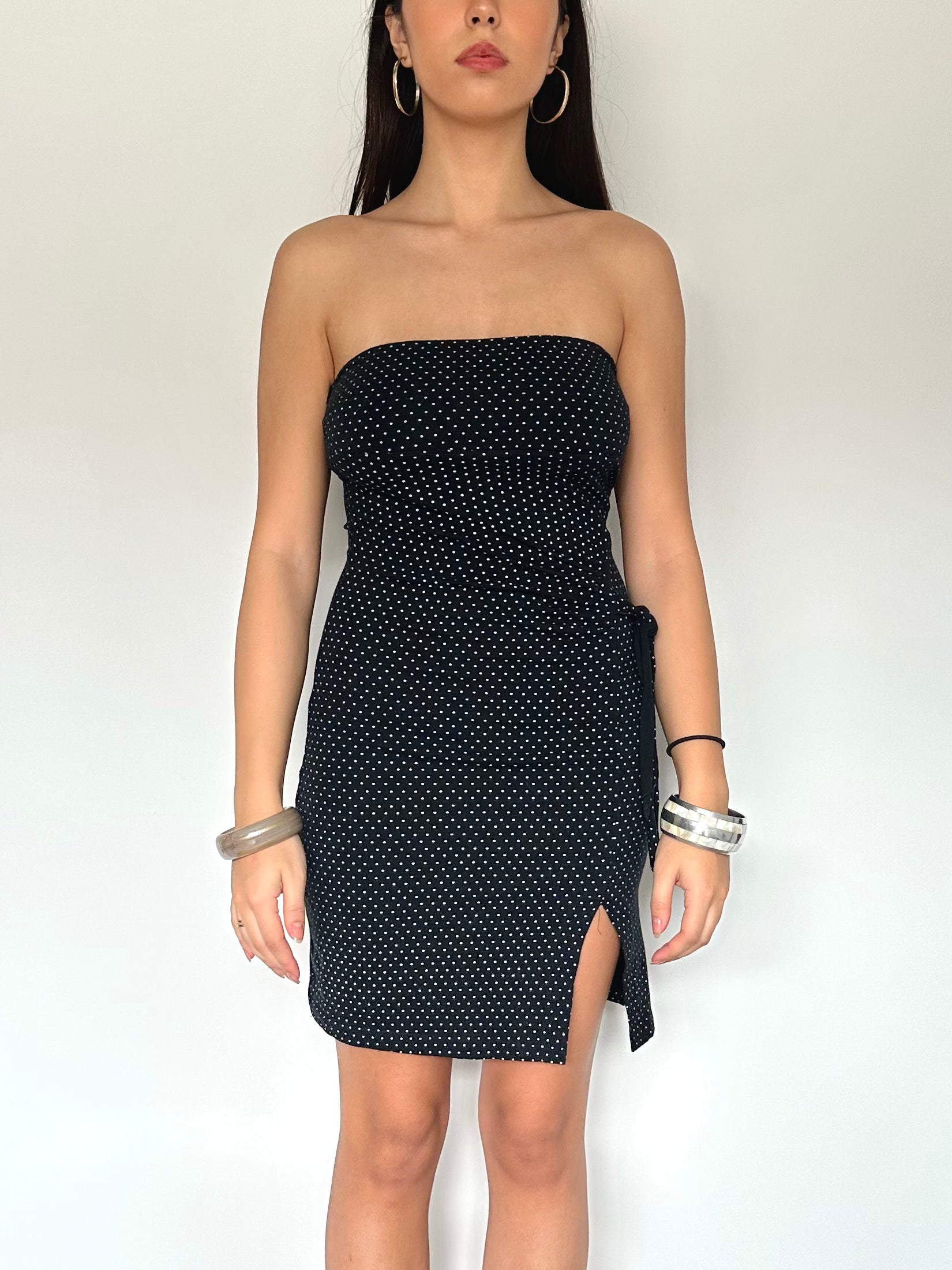 polka dot dress — size xs/s