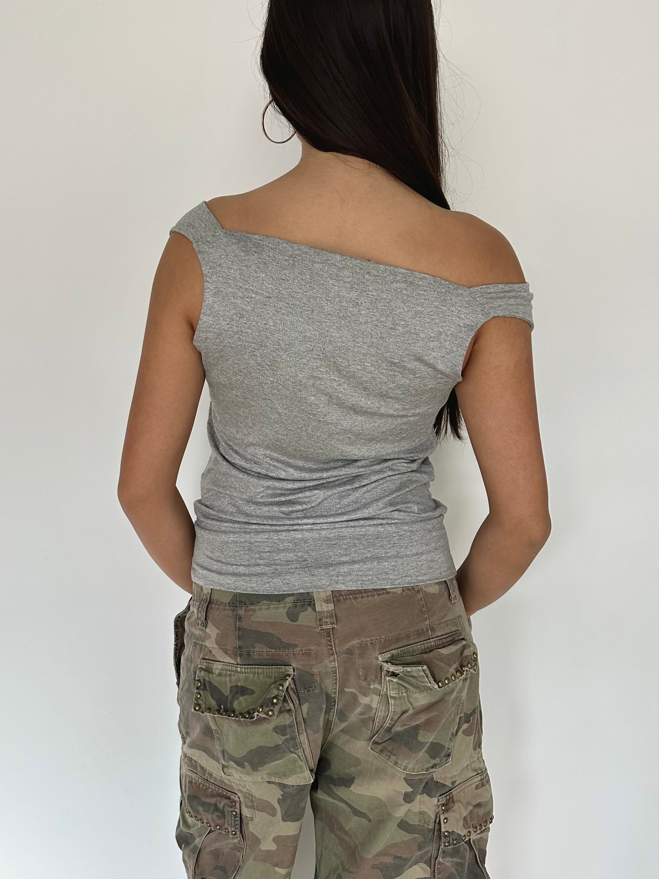 asymmetric slouch top — size s