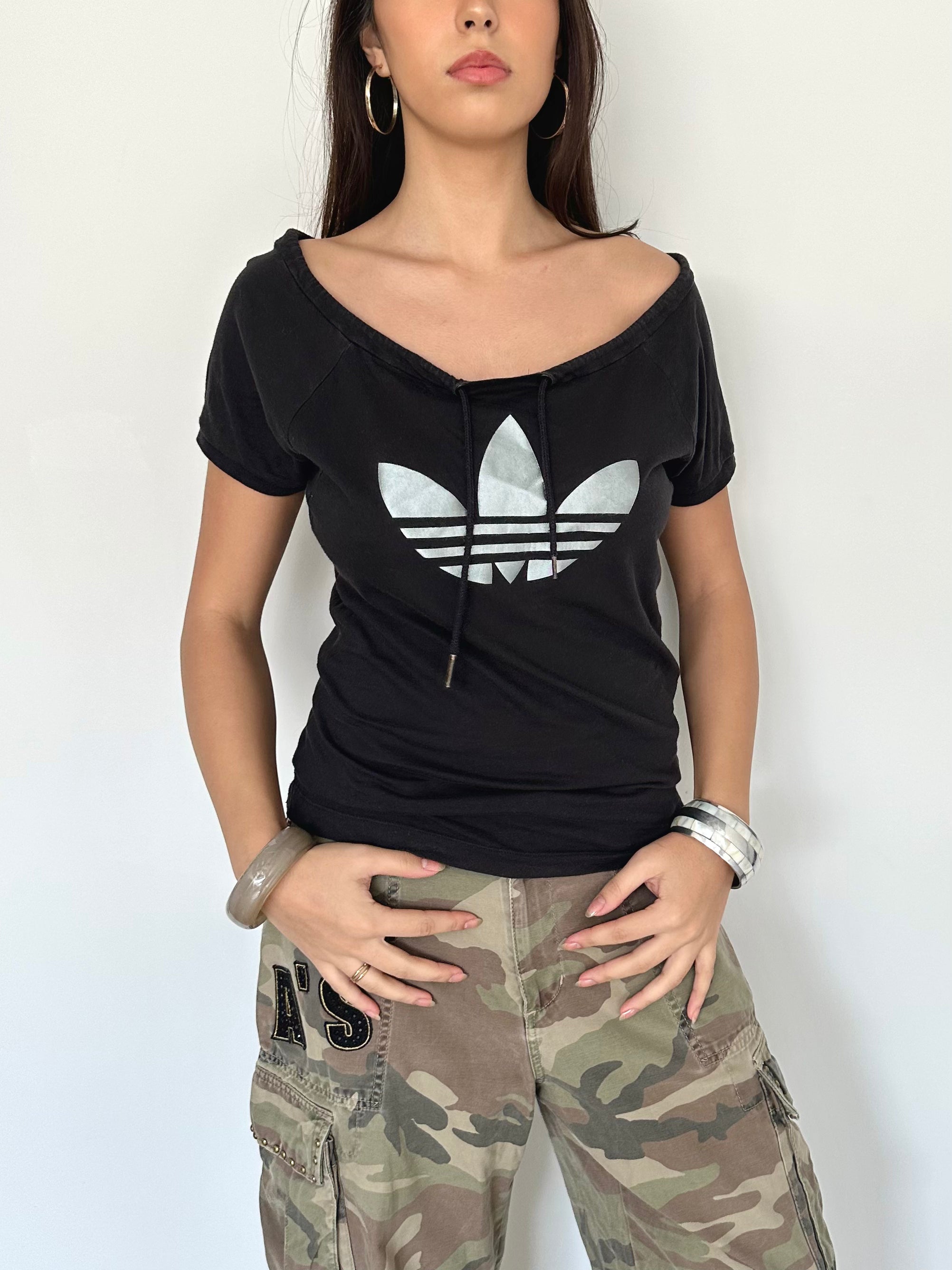 adidas slouch top — size s/m
