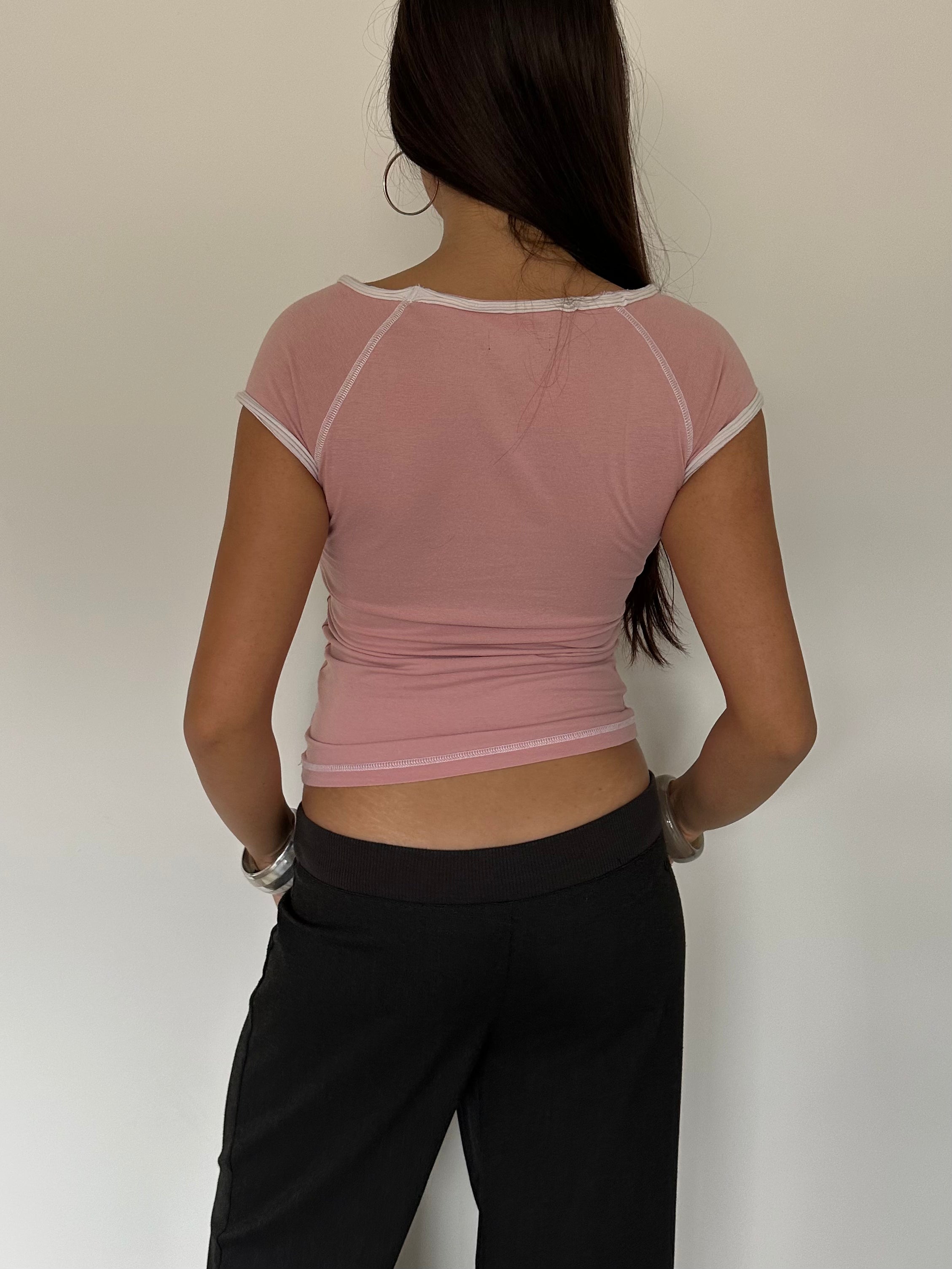 baby tee — size xs