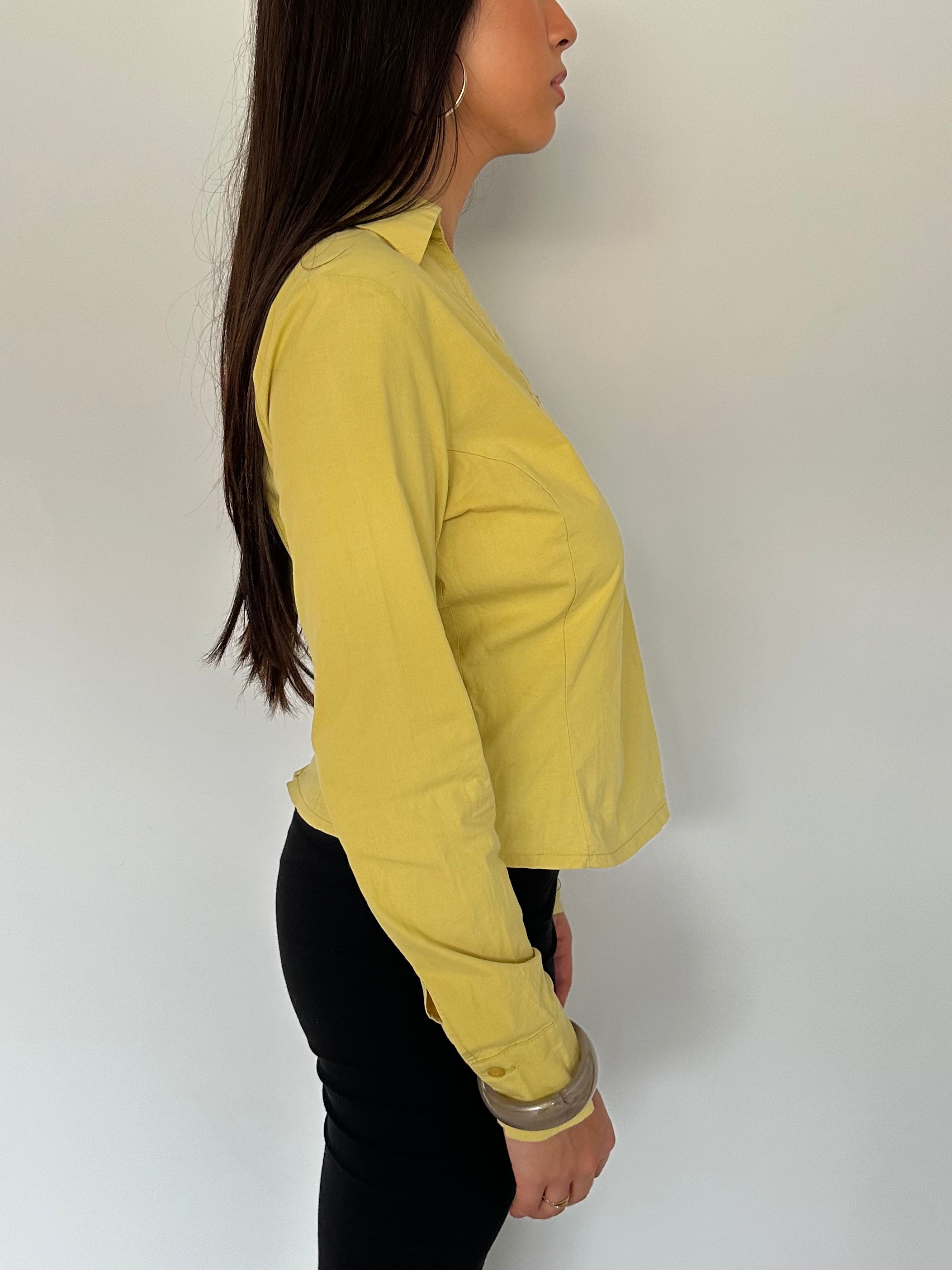 asymmetric shirt — size m