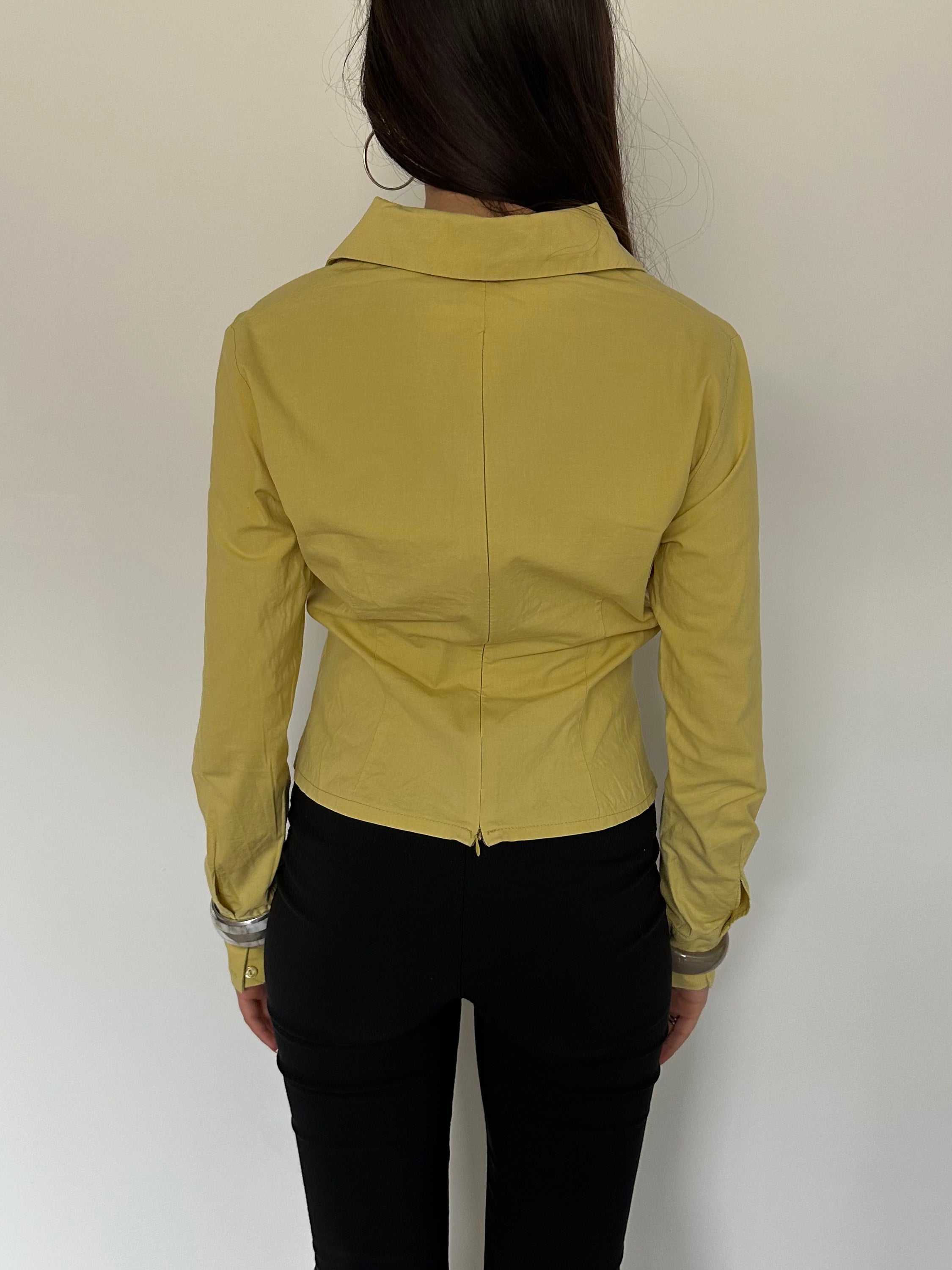 asymmetric shirt — size m