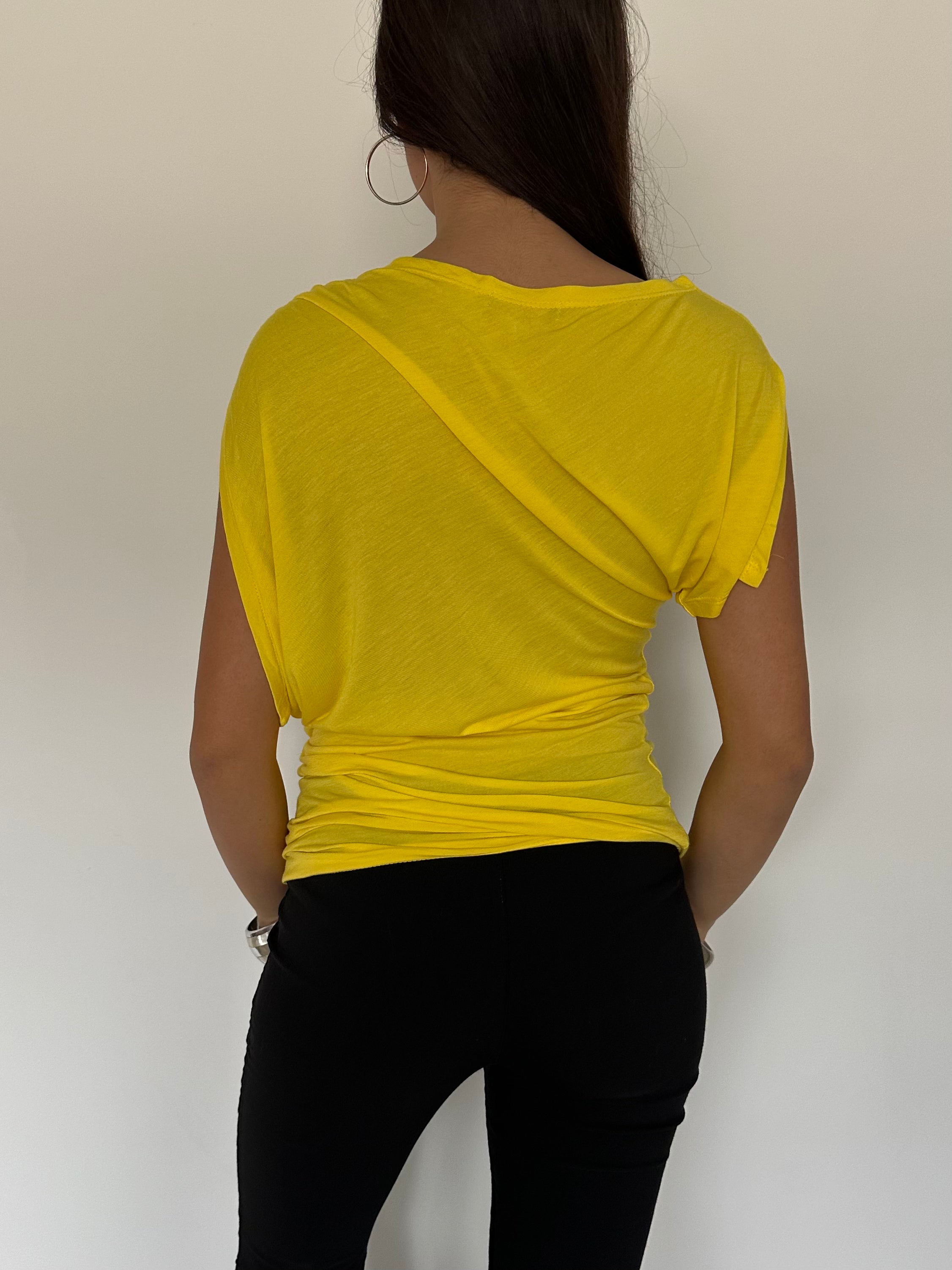 asymmetric slouchy top — size s