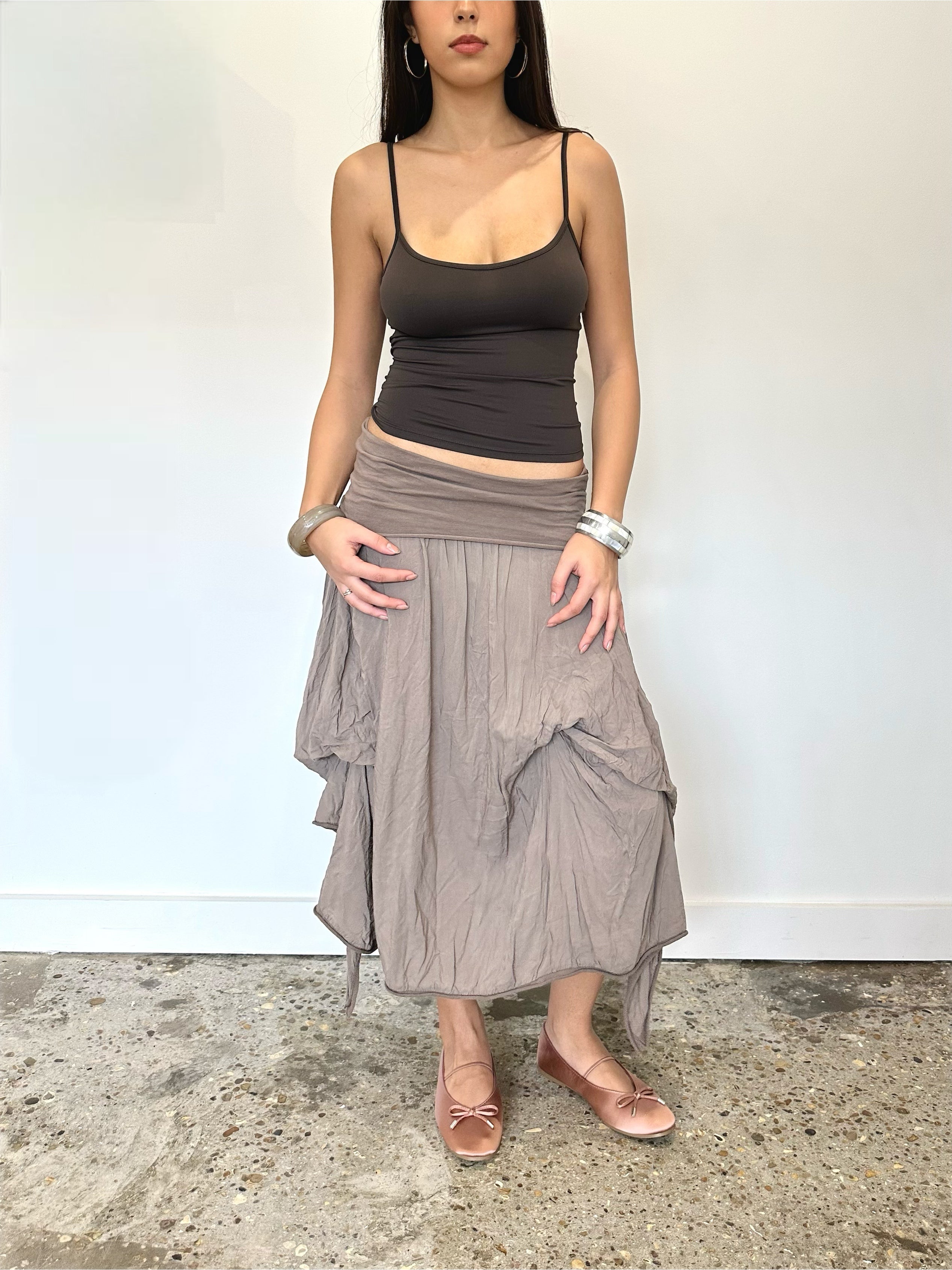 asymmetric skirt — size xs/s