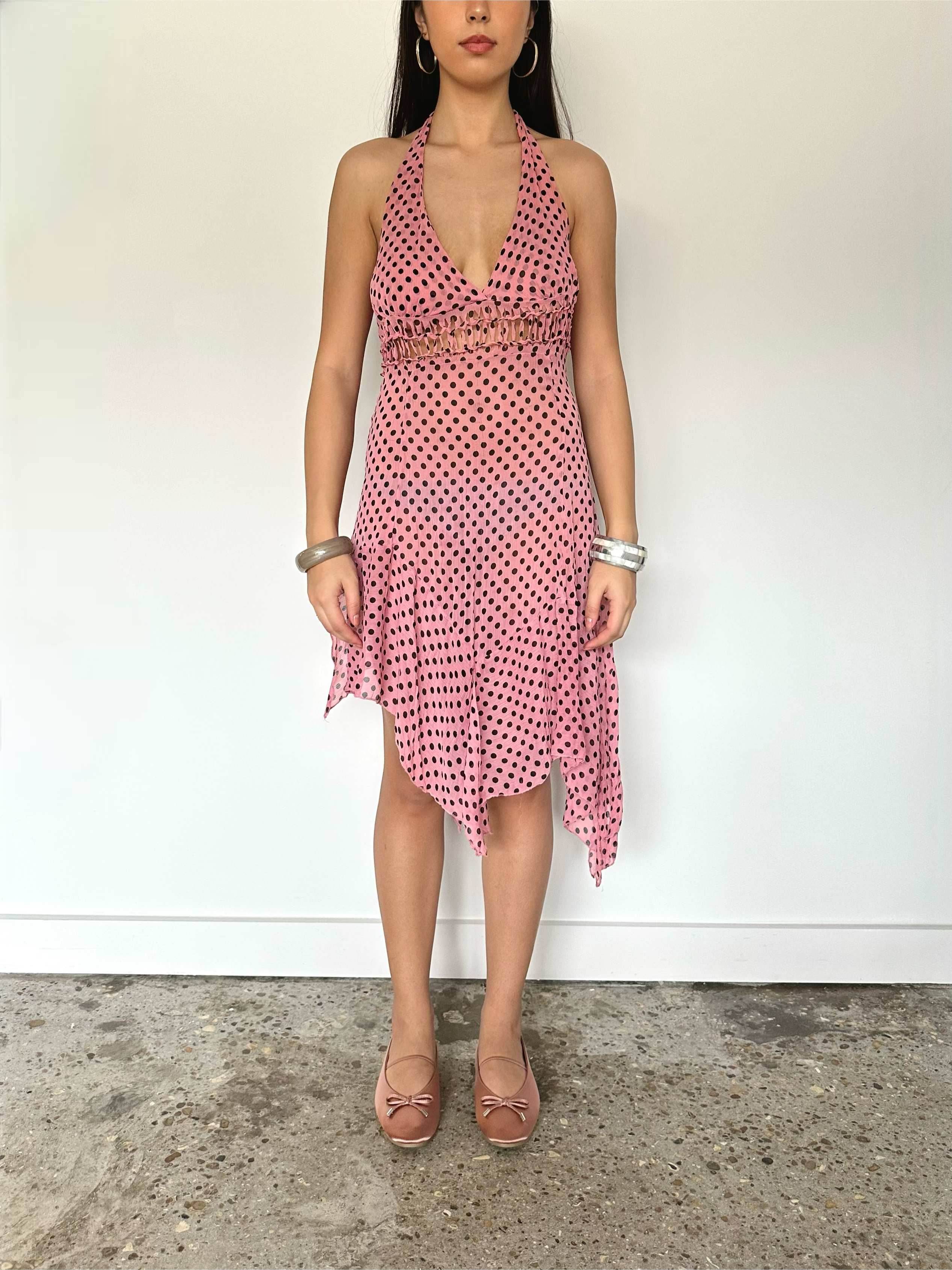 polka dot dress — size s