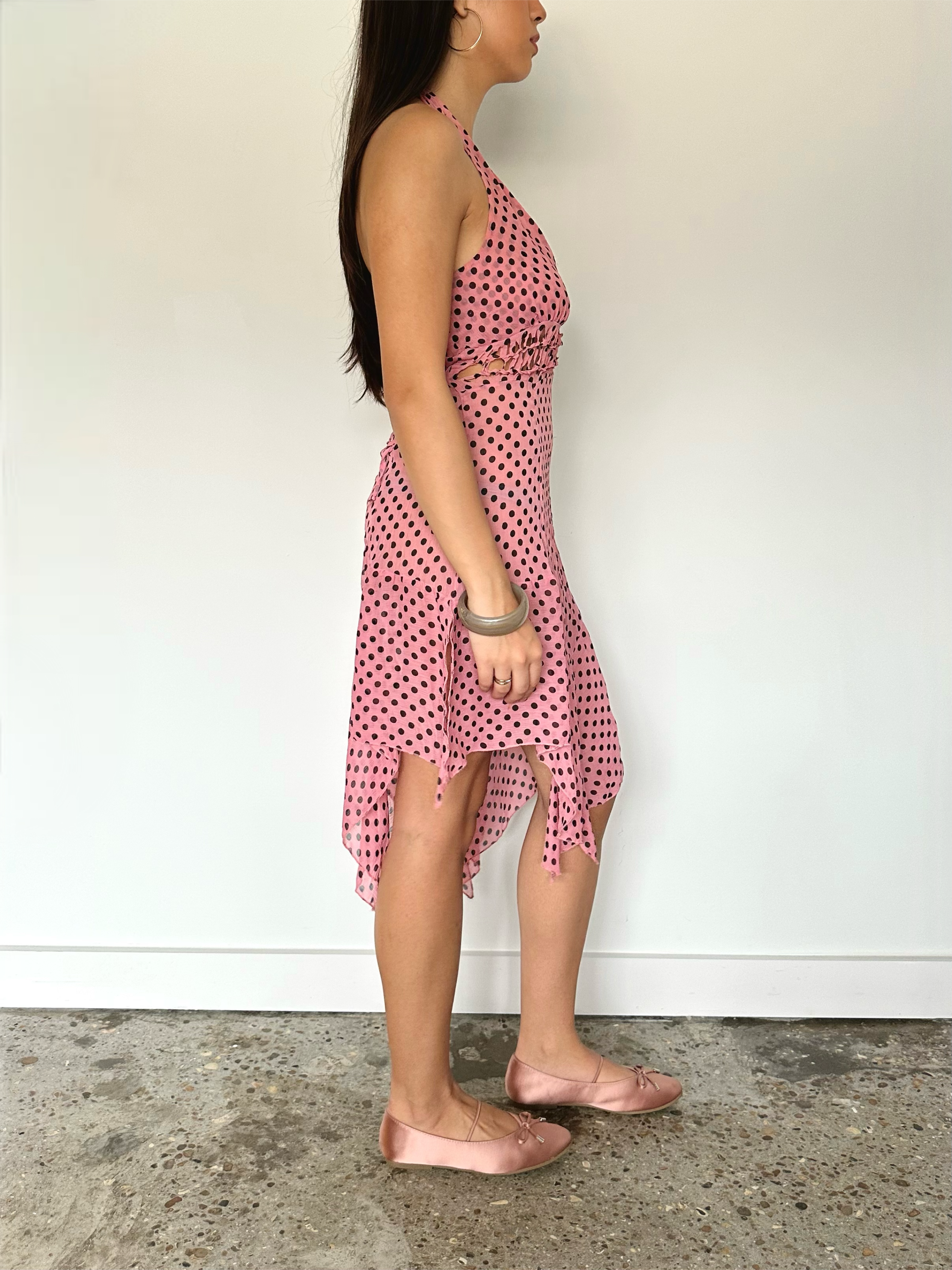 polka dot dress — size s