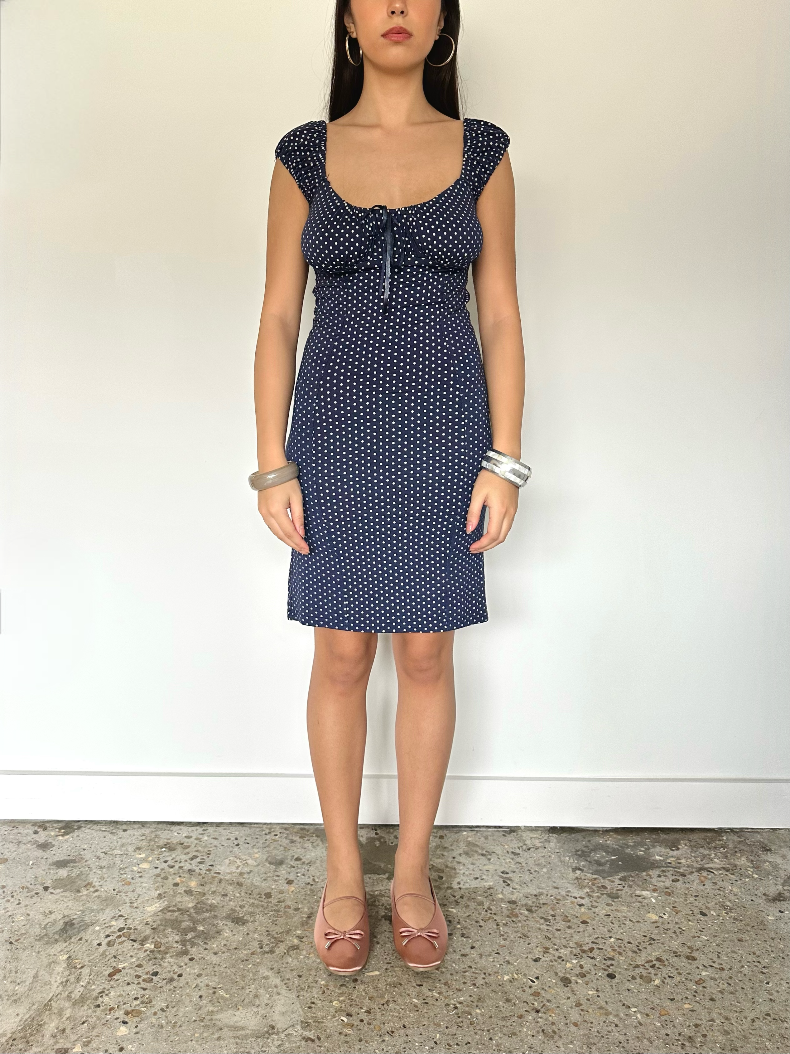 polka dot dress — size s/m