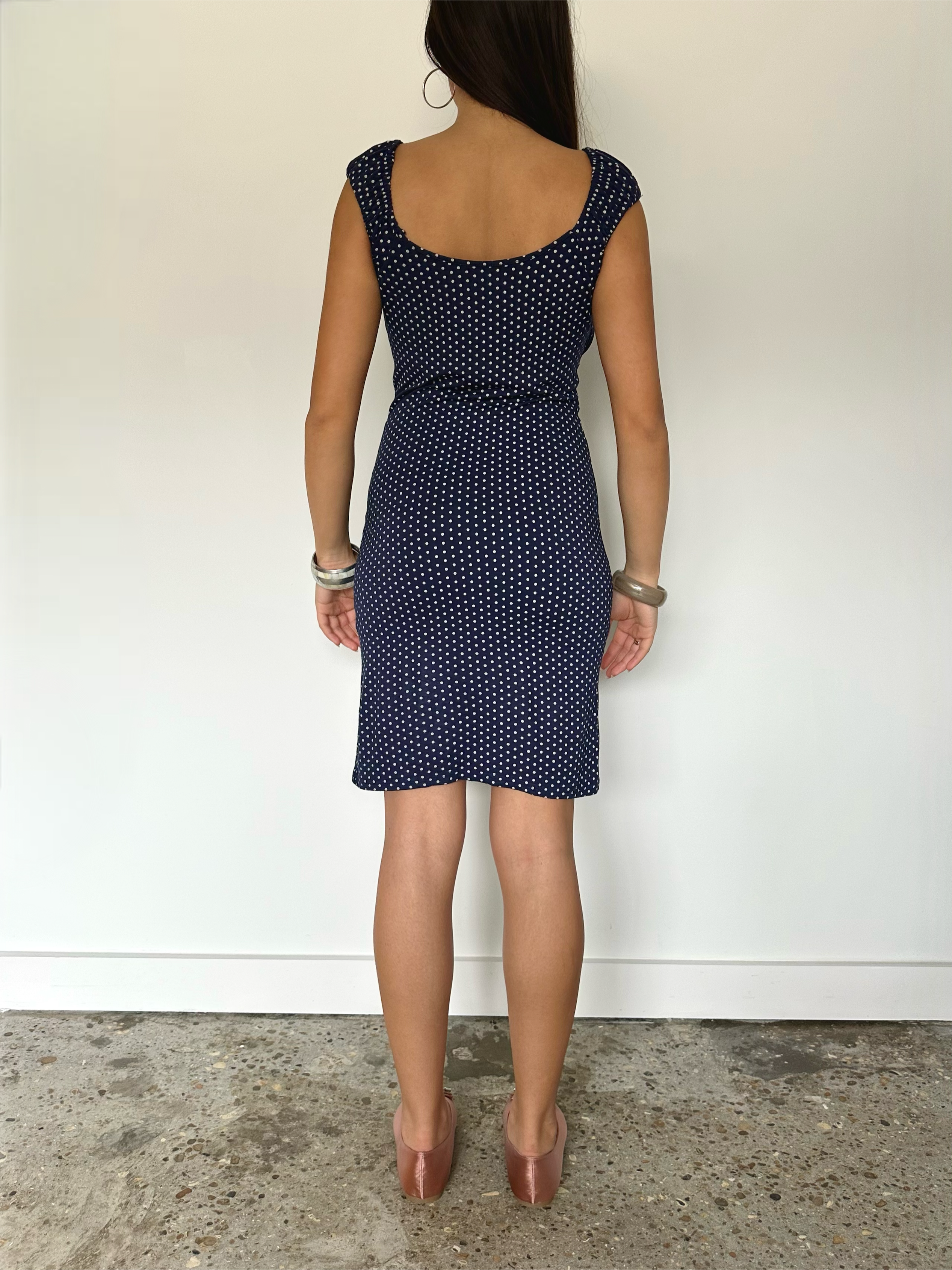 polka dot dress — size s/m