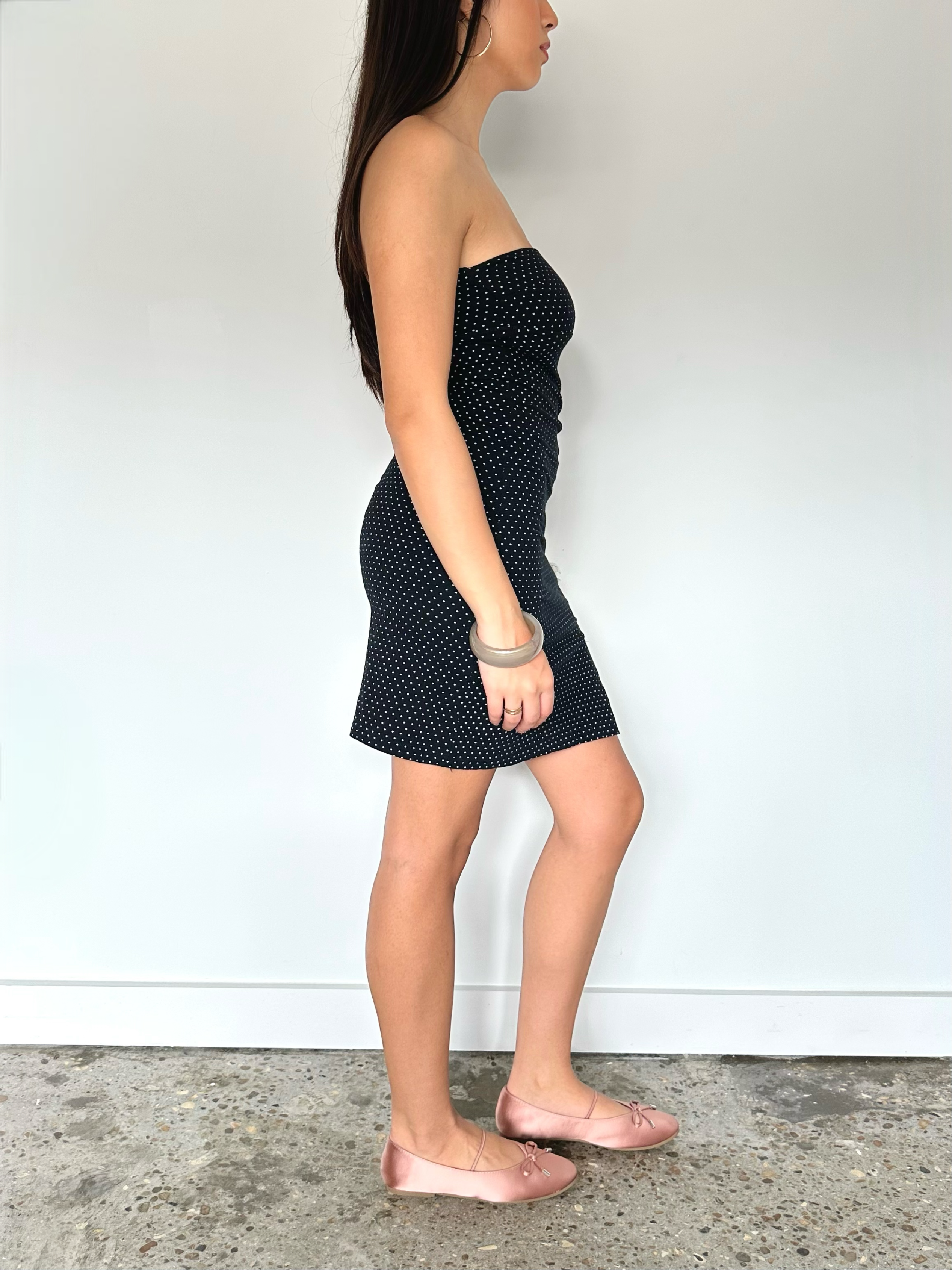 polka dot dress — size xs/s