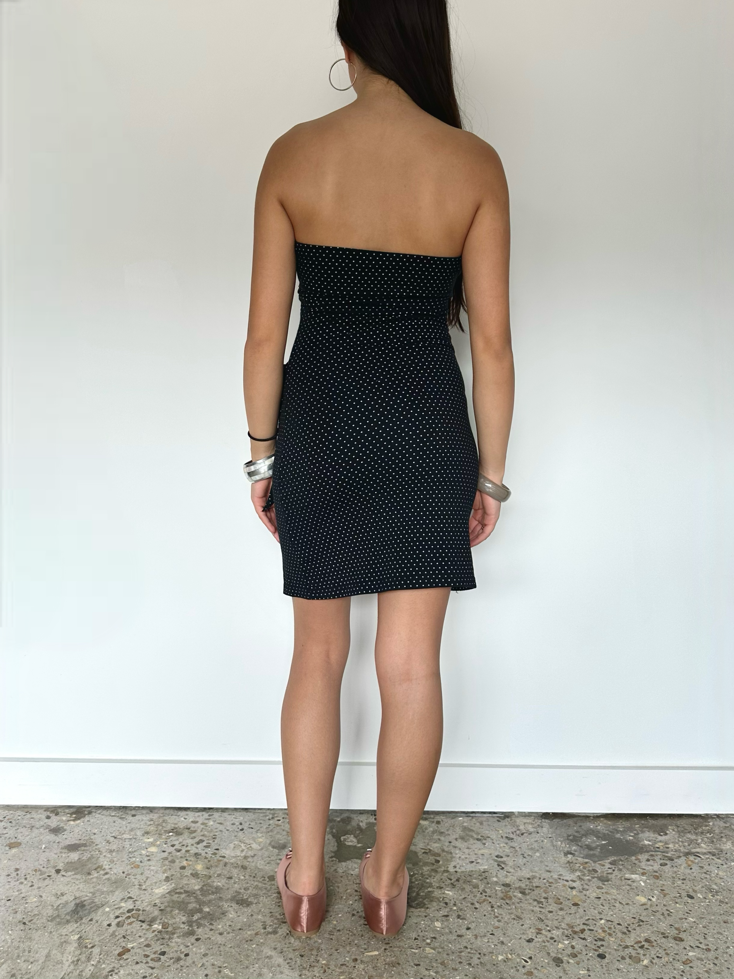 polka dot dress — size xs/s