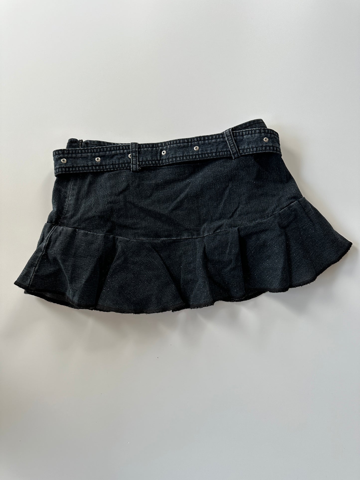 Buckle Mini Skirt • Size XS/S