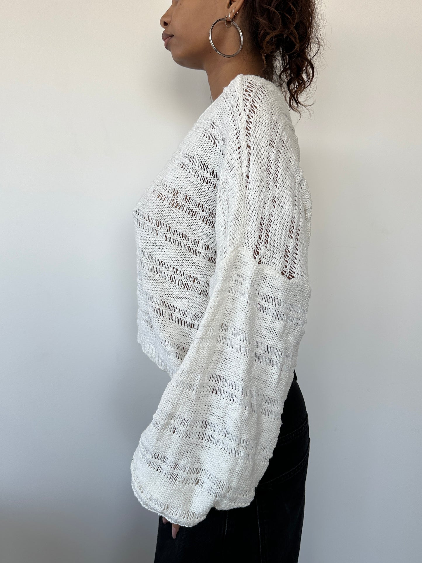 Slouchy Open Knit Jumper ⋆ Size S