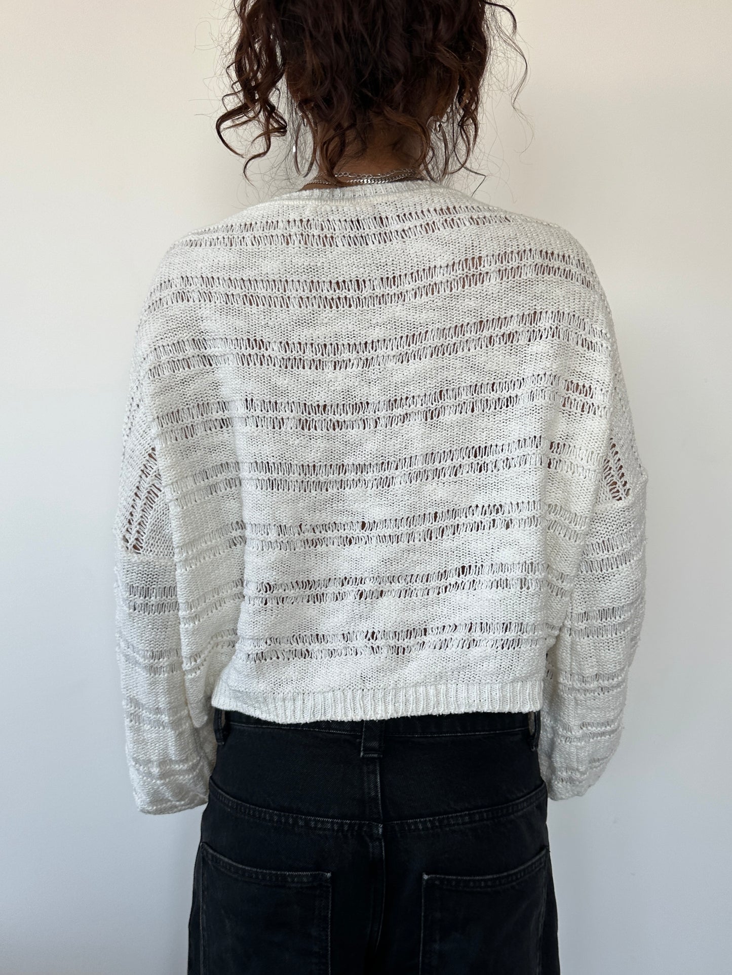 Slouchy Open Knit Jumper ⋆ Size S