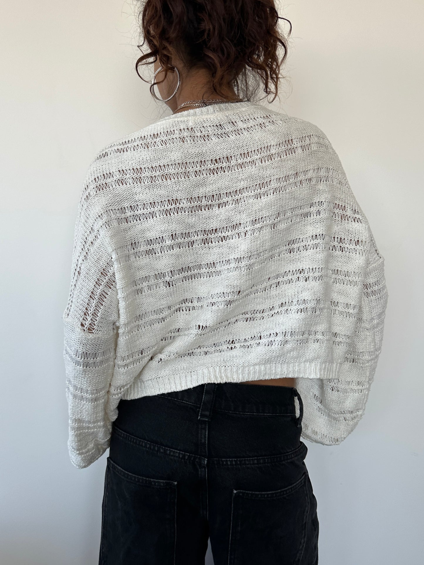 Slouchy Open Knit Jumper ⋆ Size S