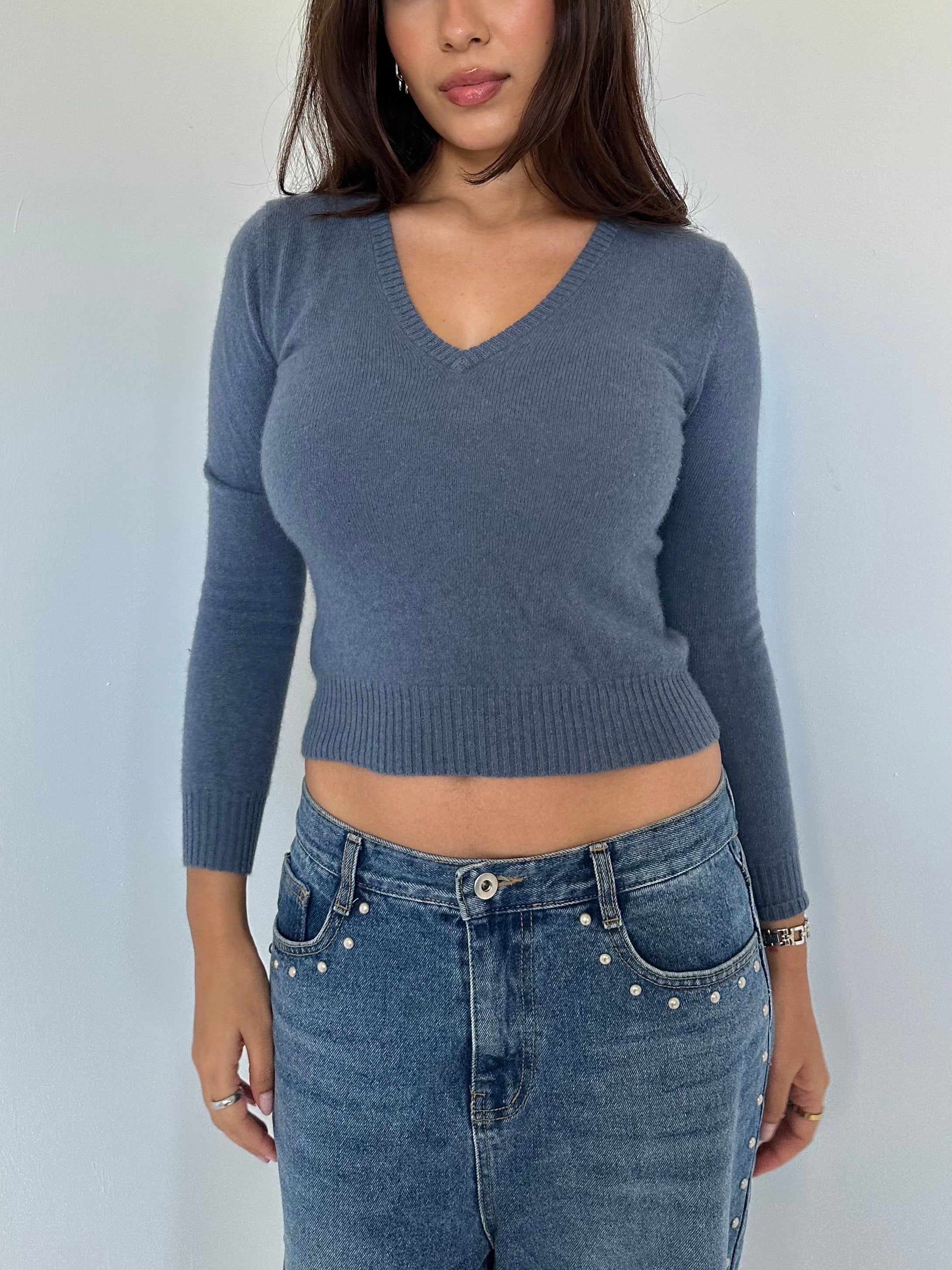 cashmere knit — size xs