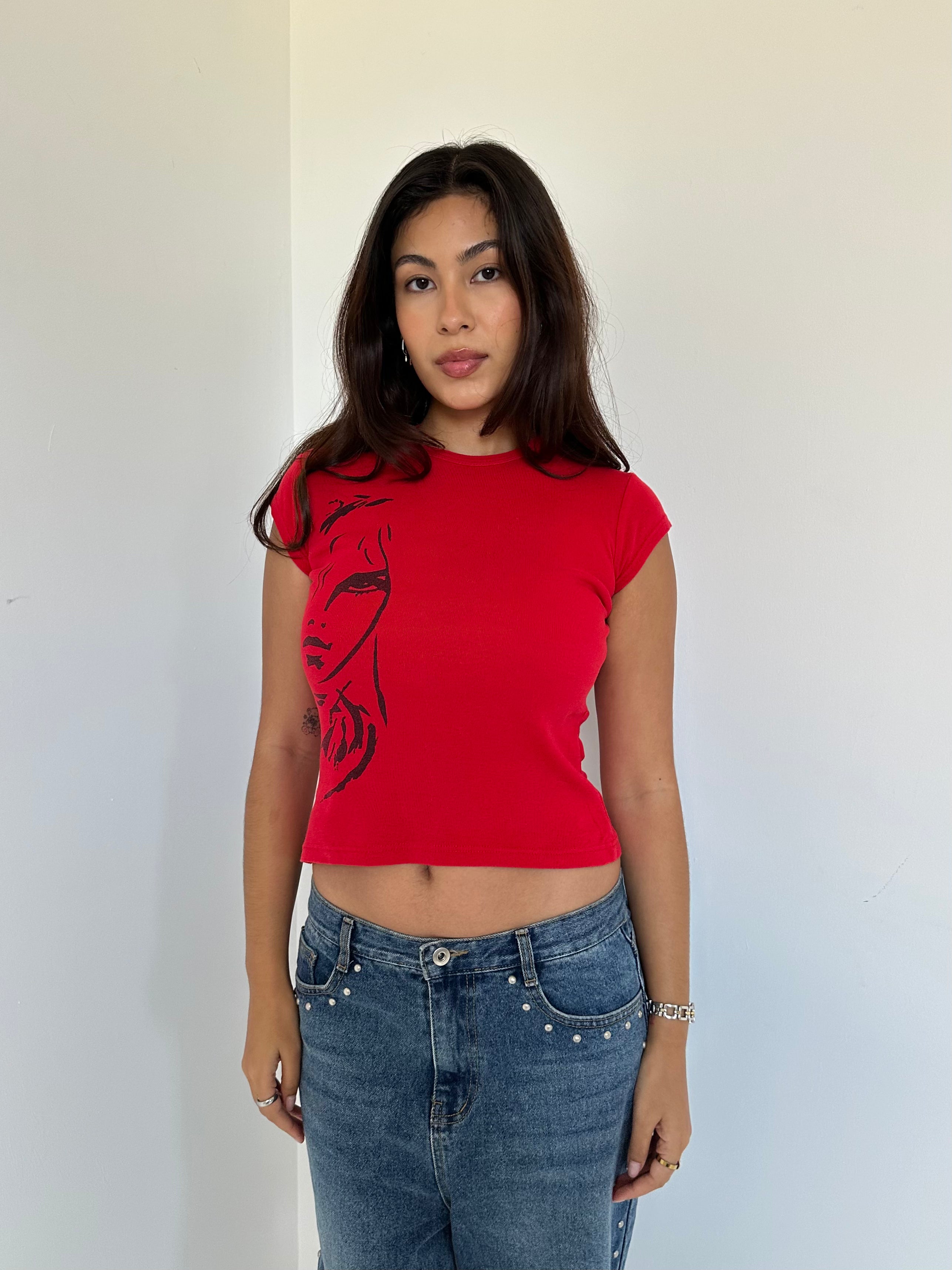 baby tee — size xs/s