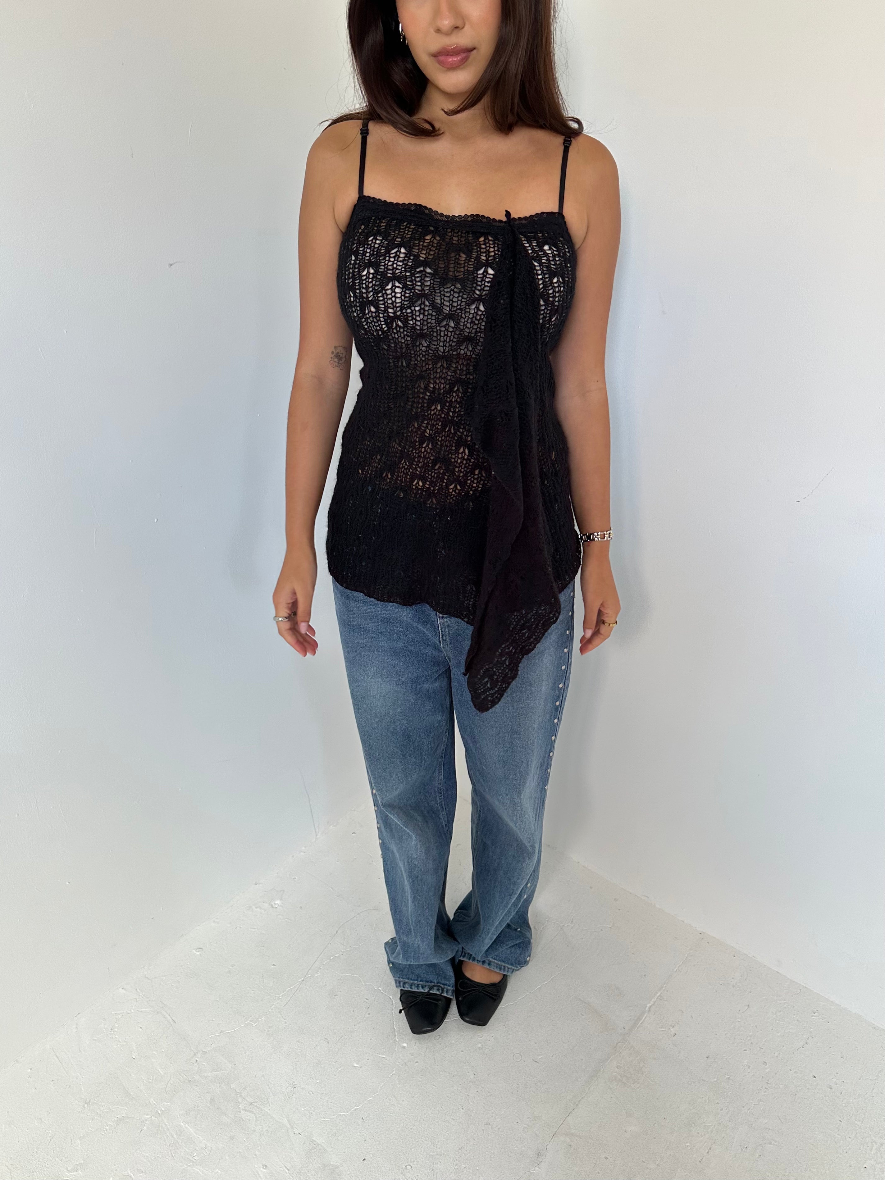 mohair top — size xs/s