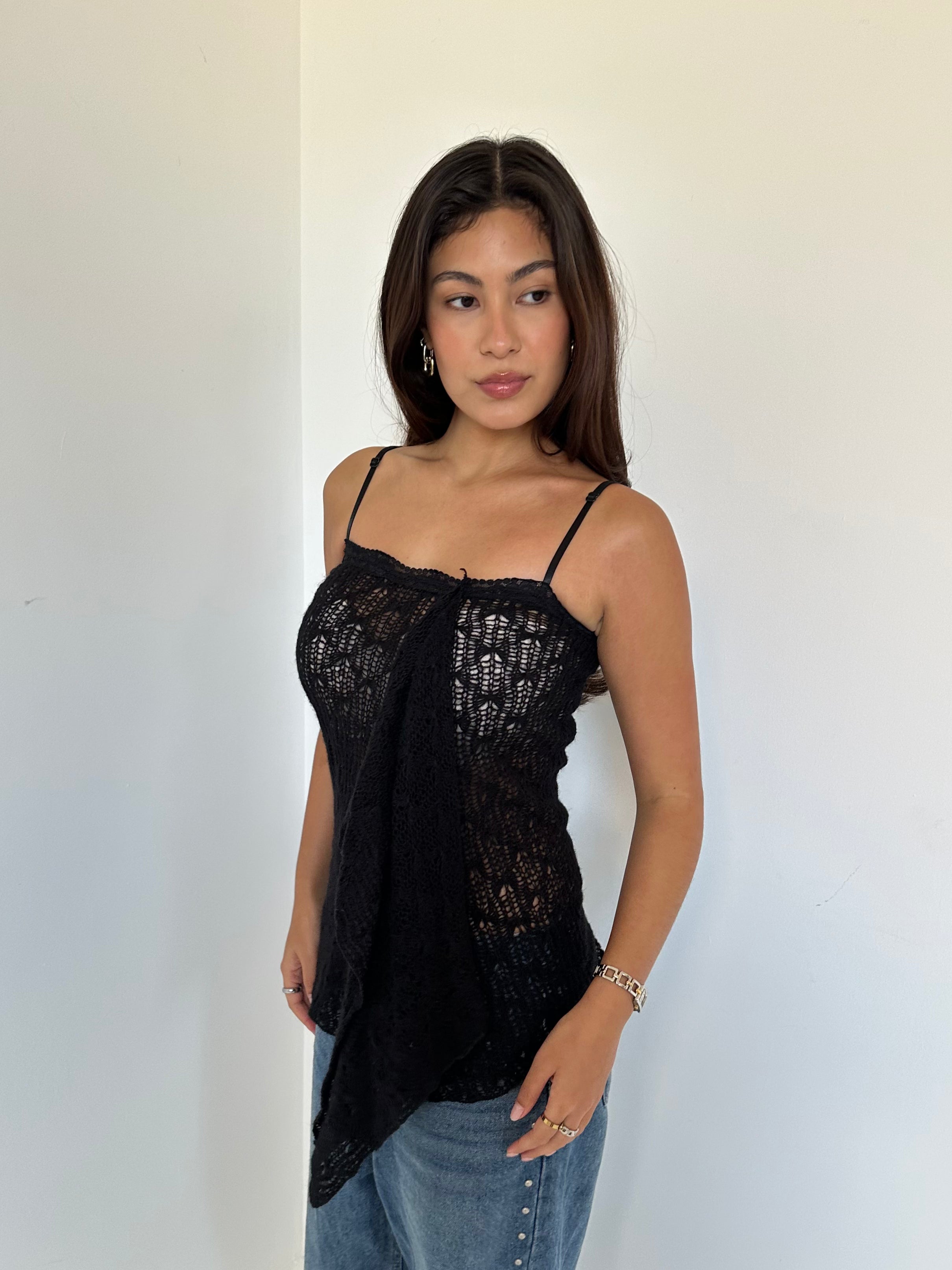 mohair top — size xs/s