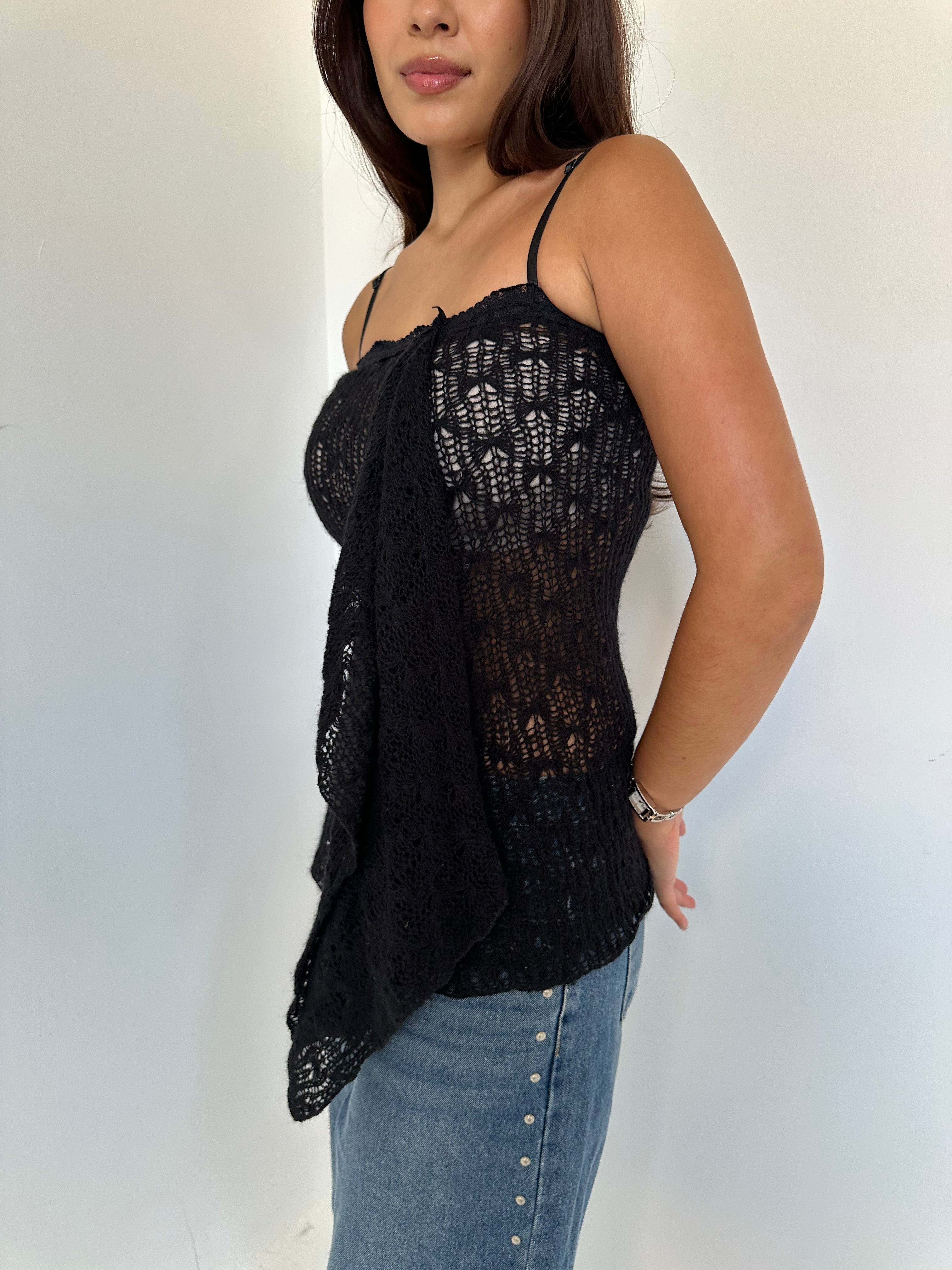 mohair top — size xs/s