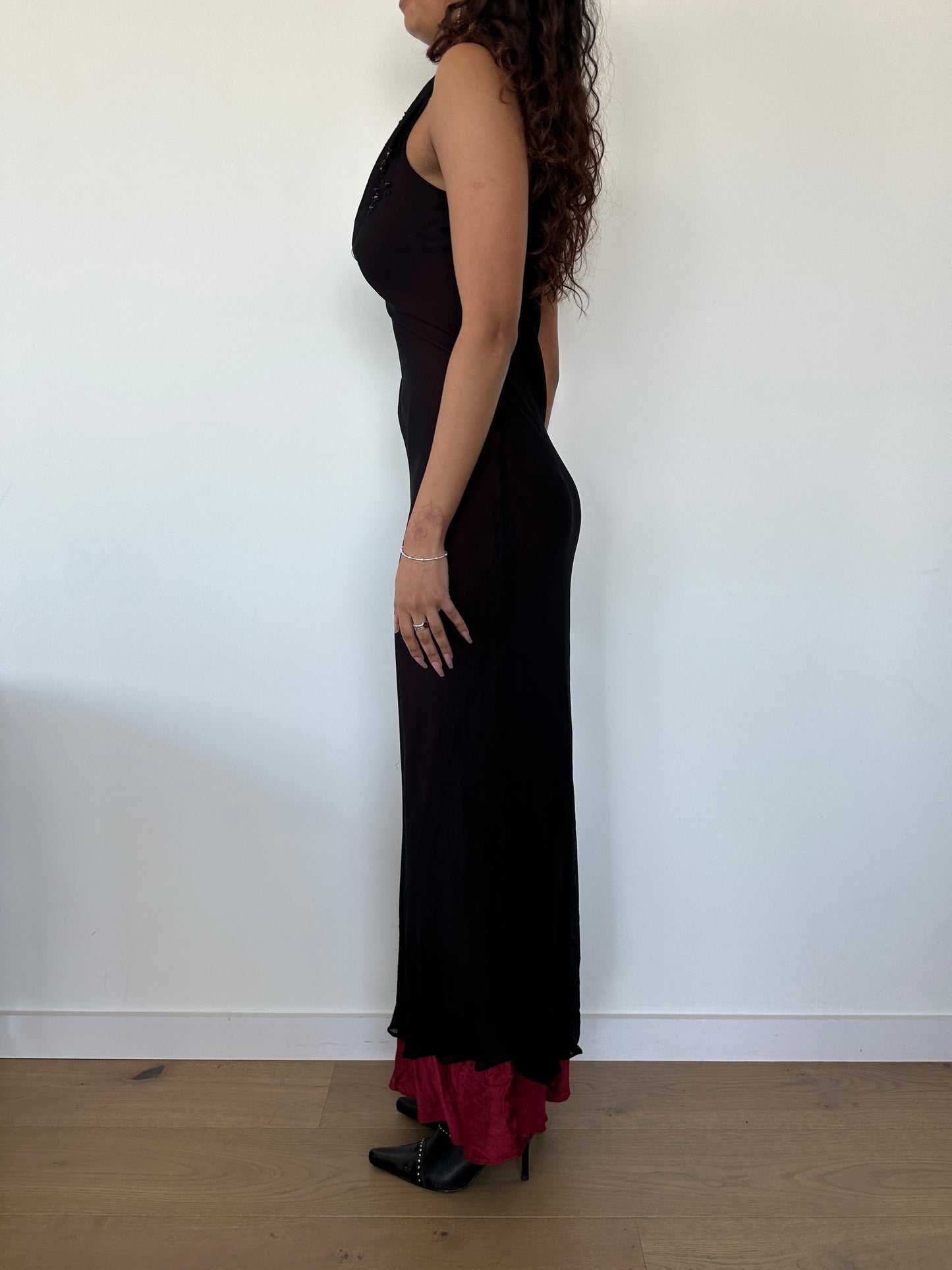 Cowl Neck Layered Dress ⋆ Size XS/S