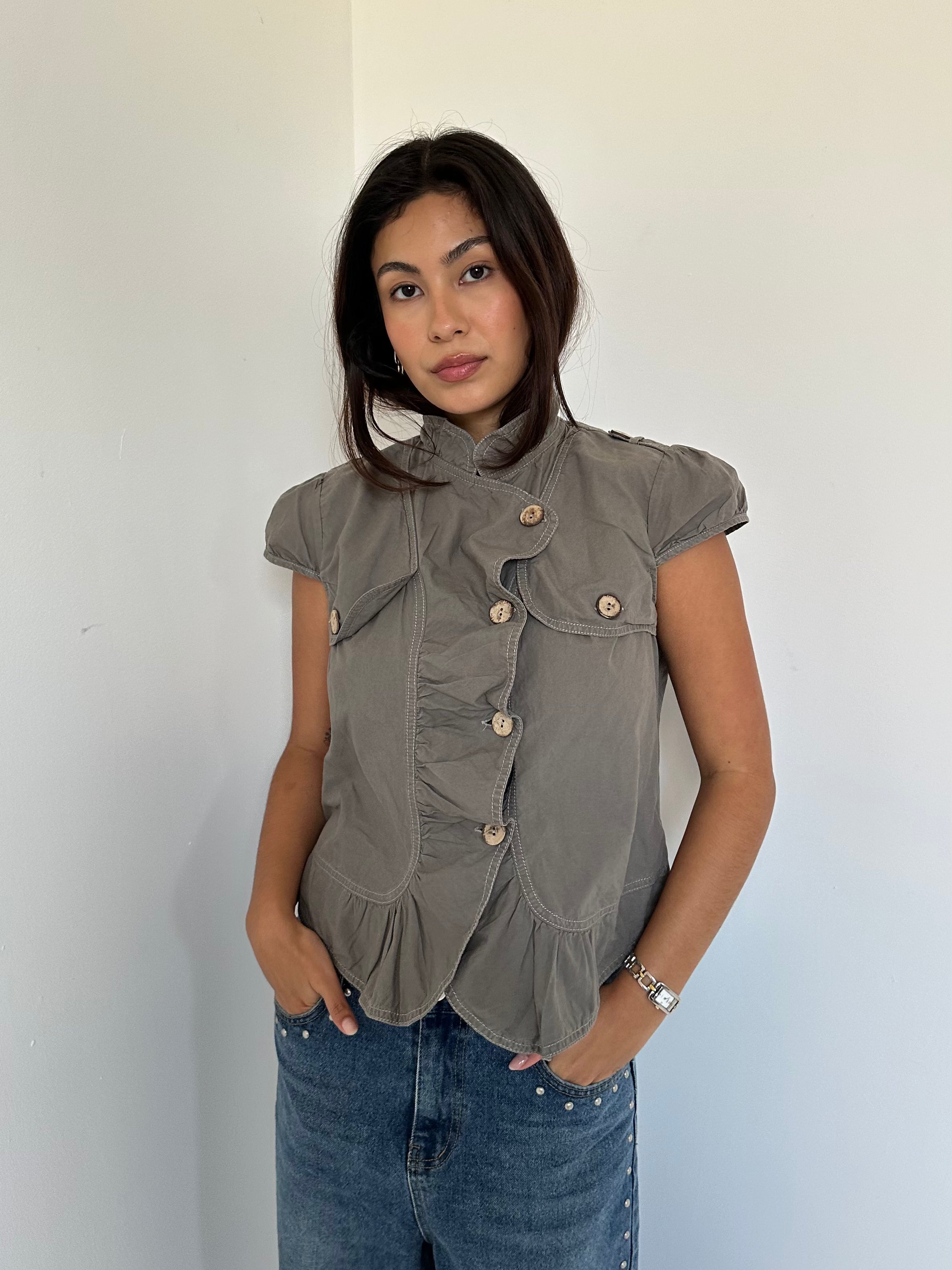 peacoat top — size m