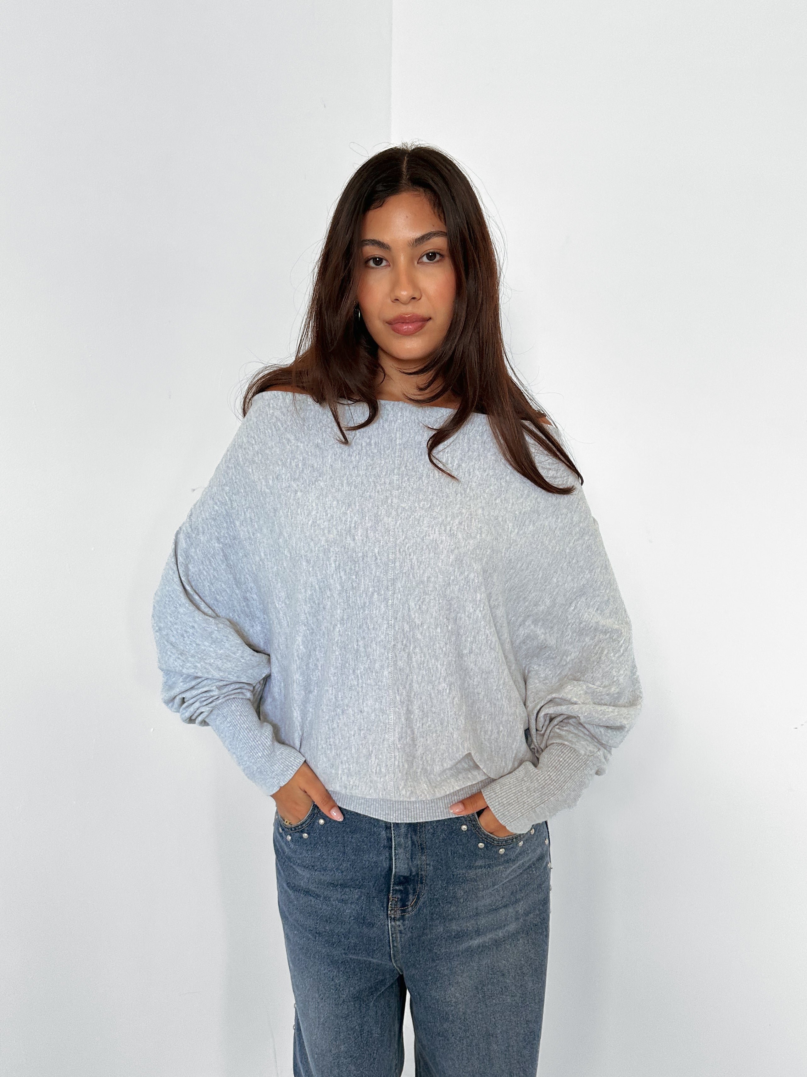 allsaints slouchy jumper — size s