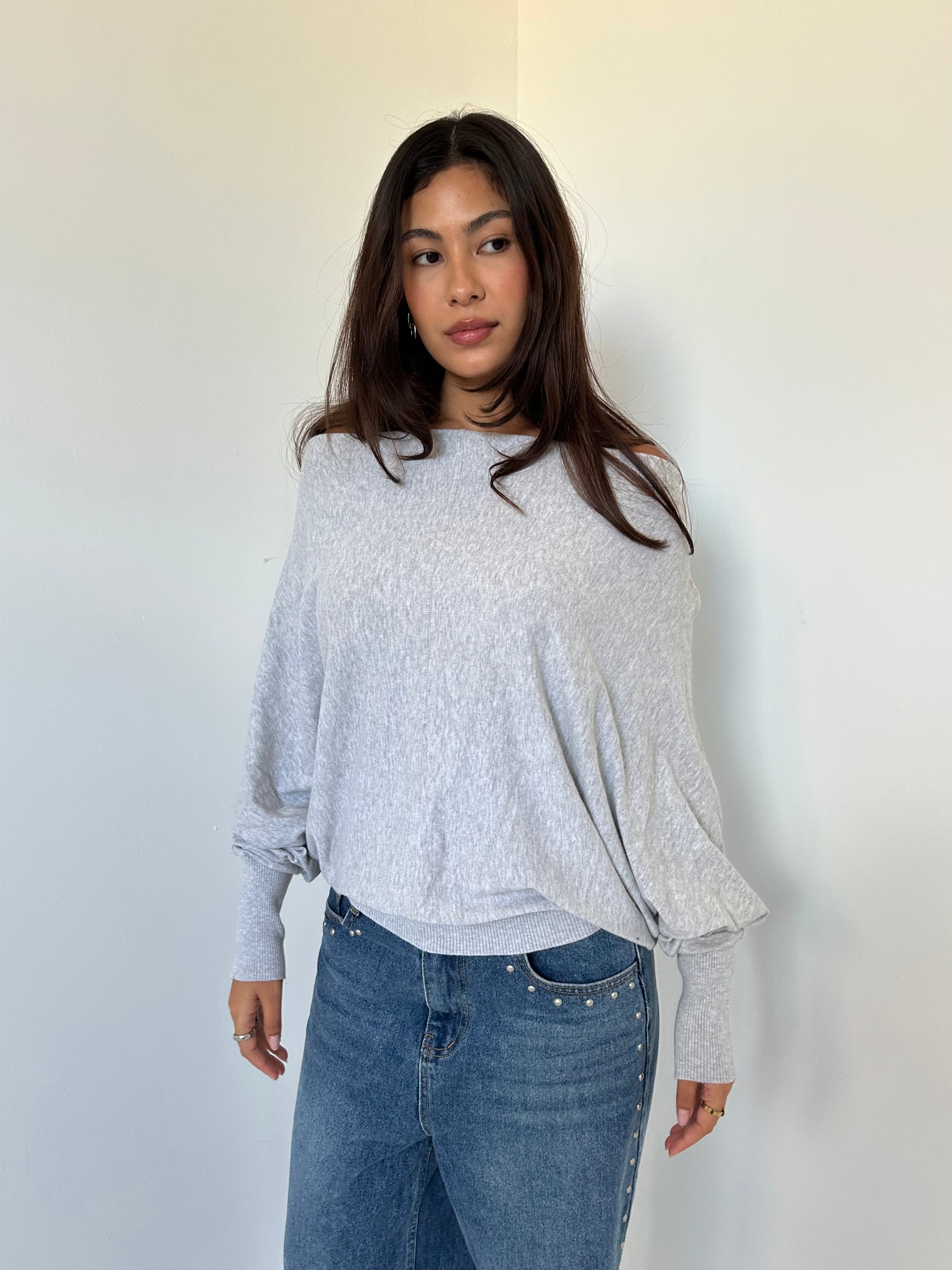 allsaints slouchy jumper — size s