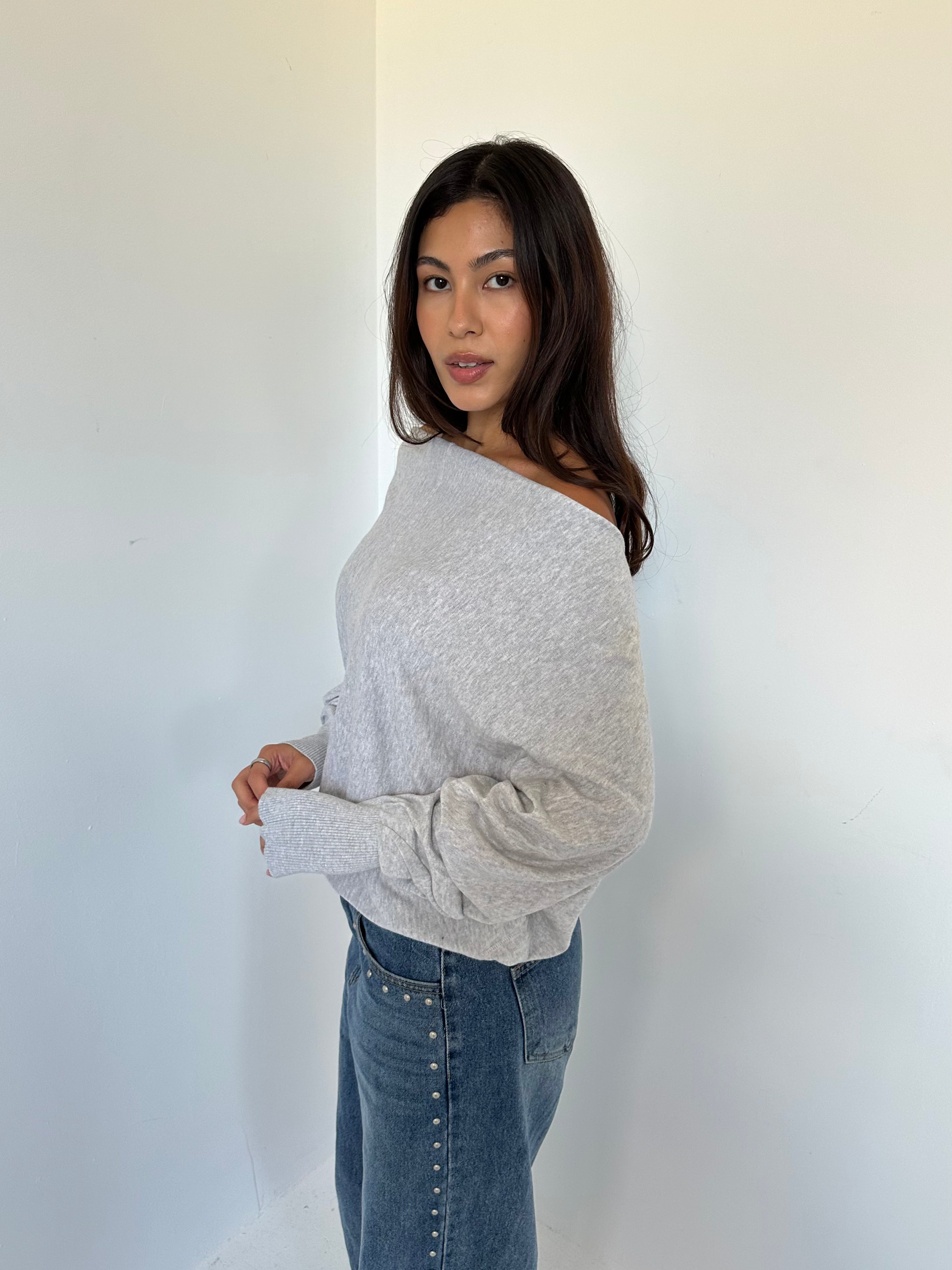 allsaints slouchy jumper — size s