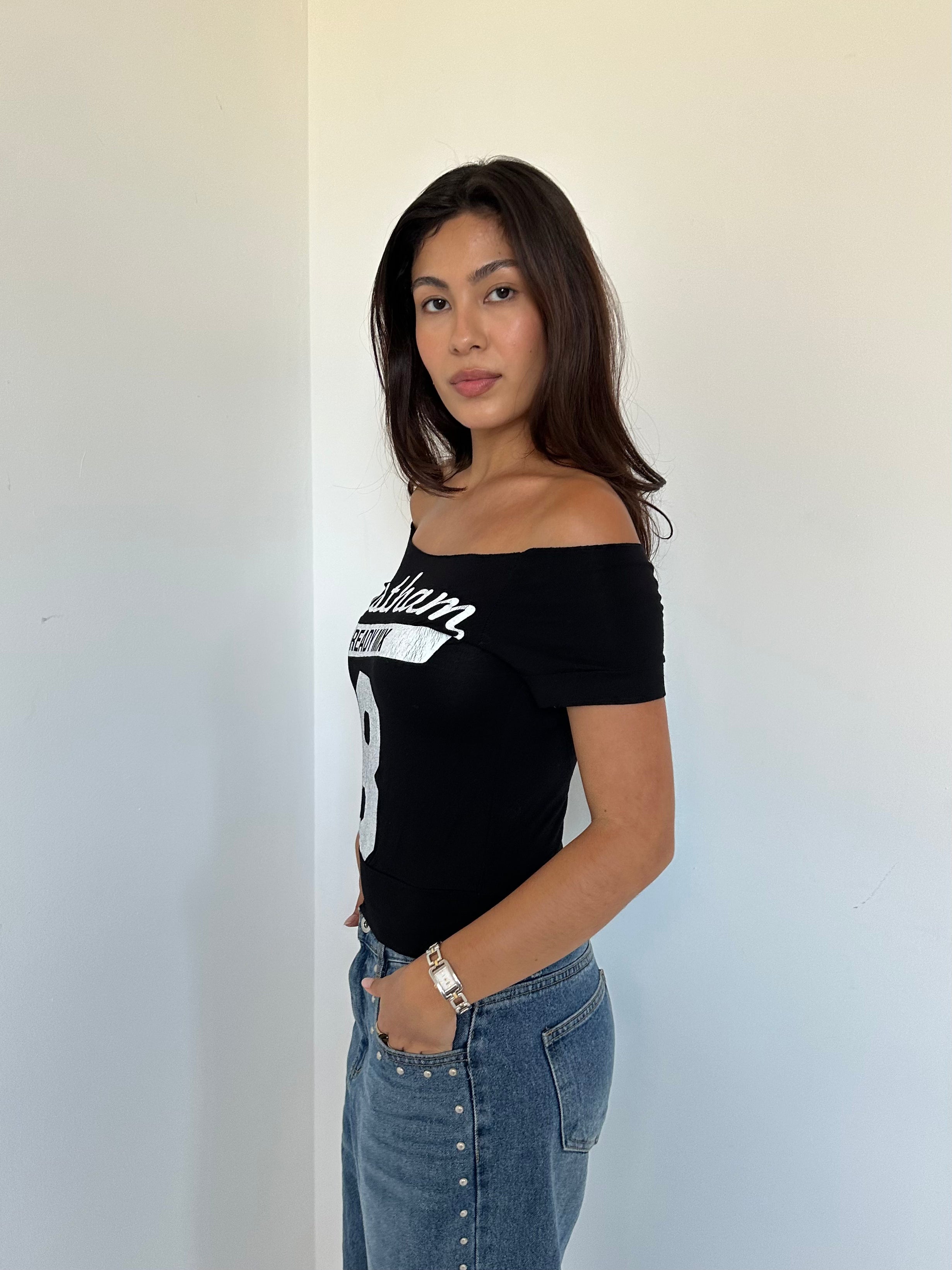 off shoulder top — size s