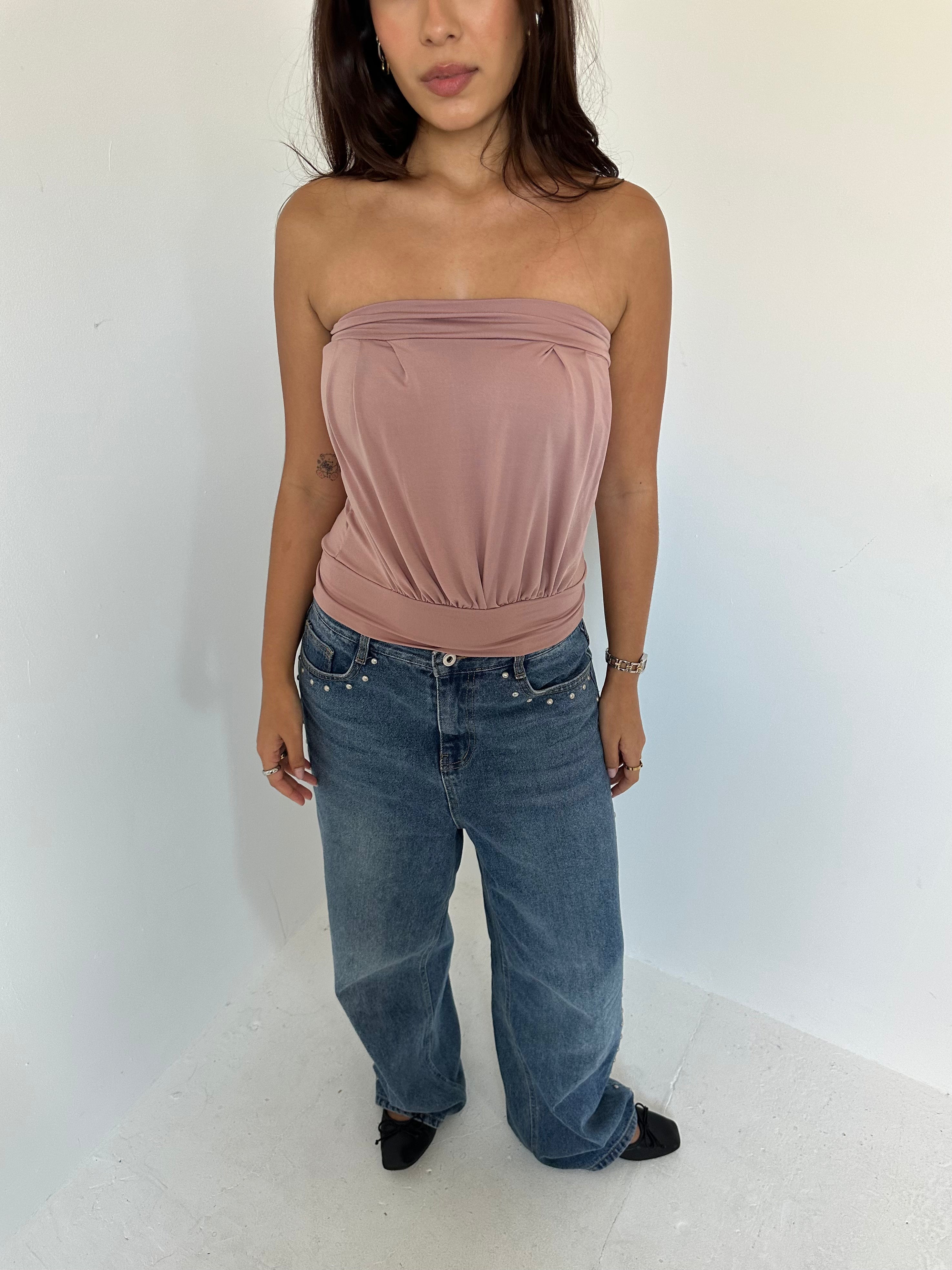 slinky bubble top — size xs/s