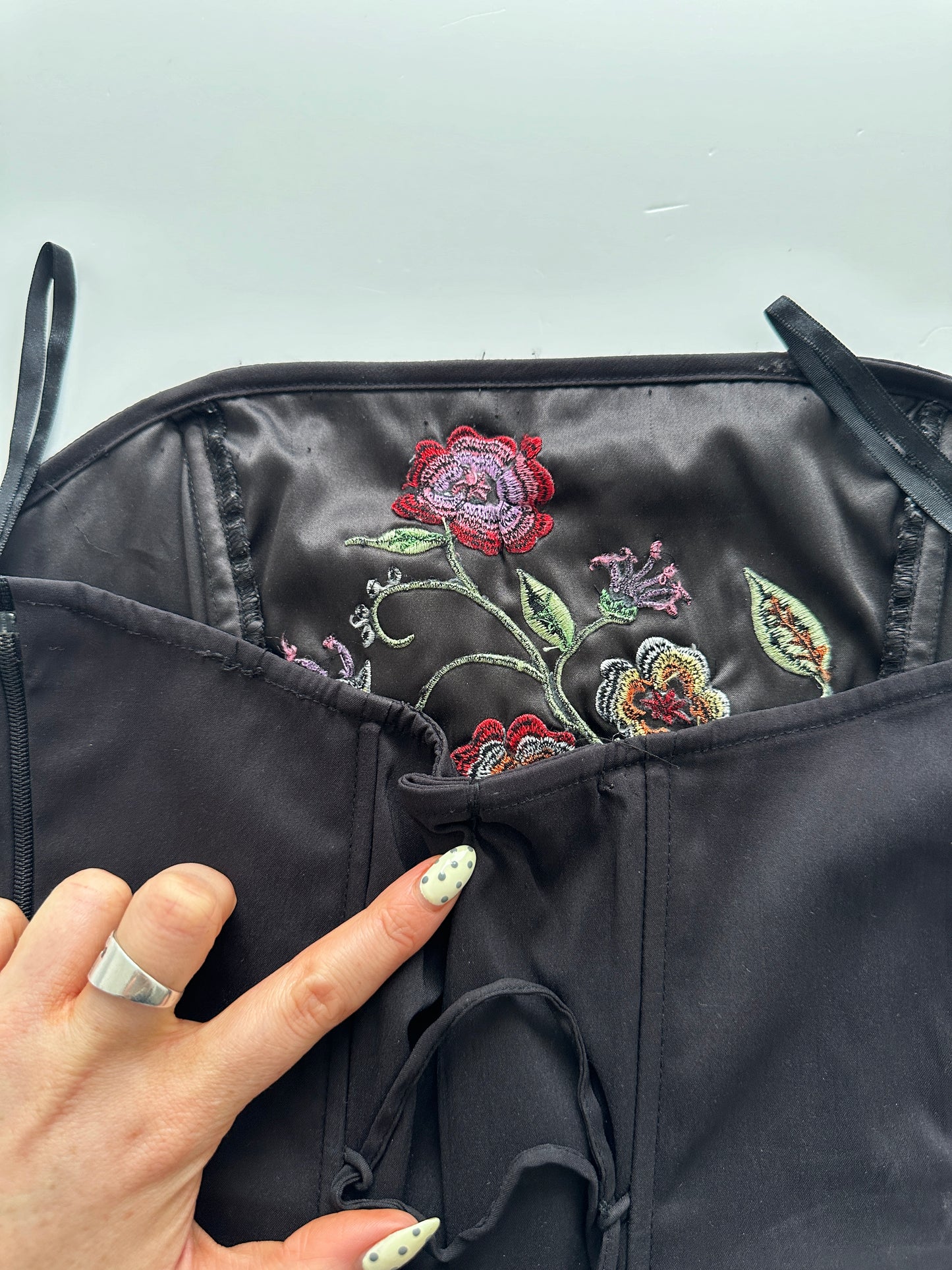 Embroidered Bustier Top ⋆ Size XS