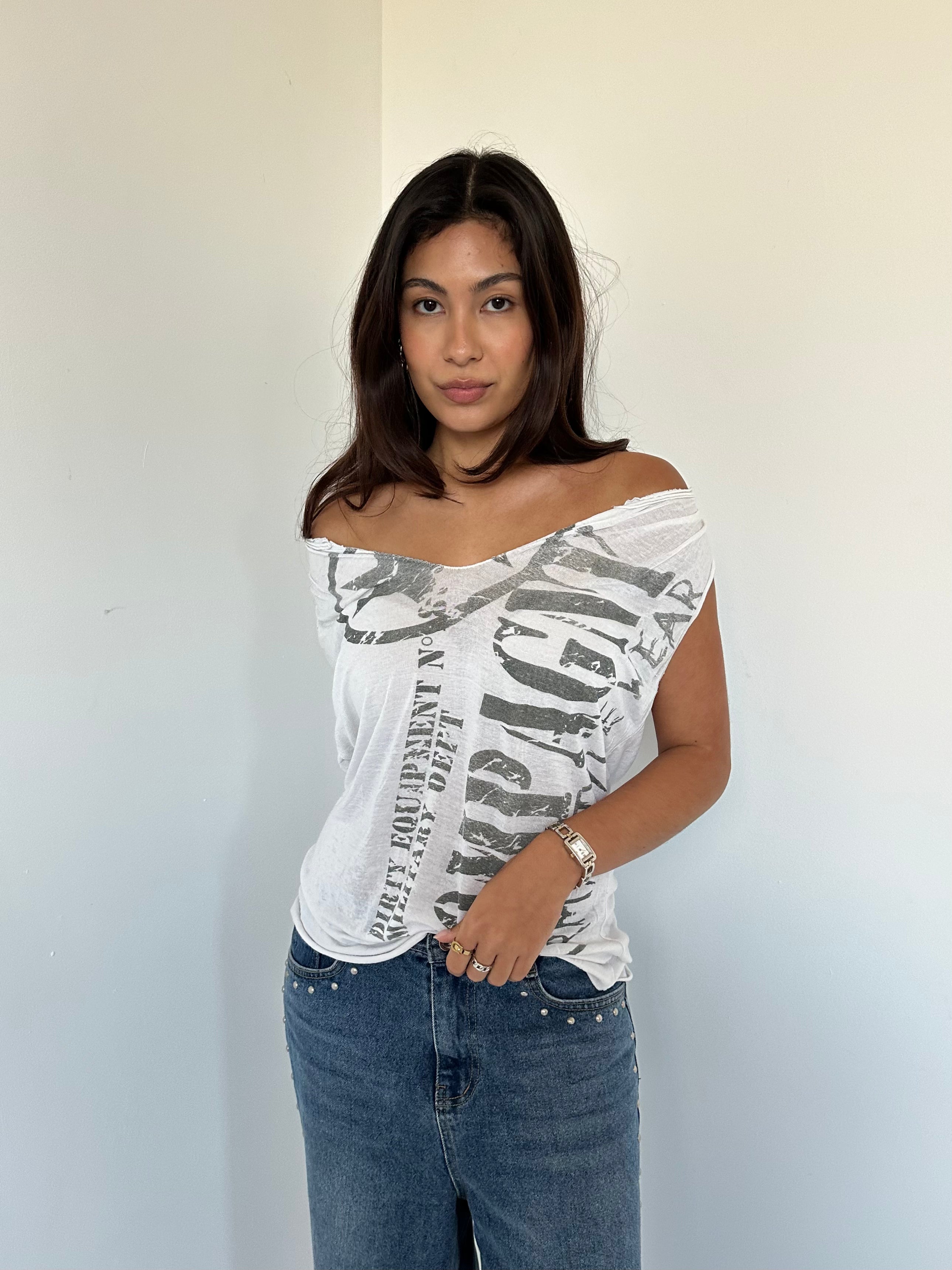 slouchy top — size s/m