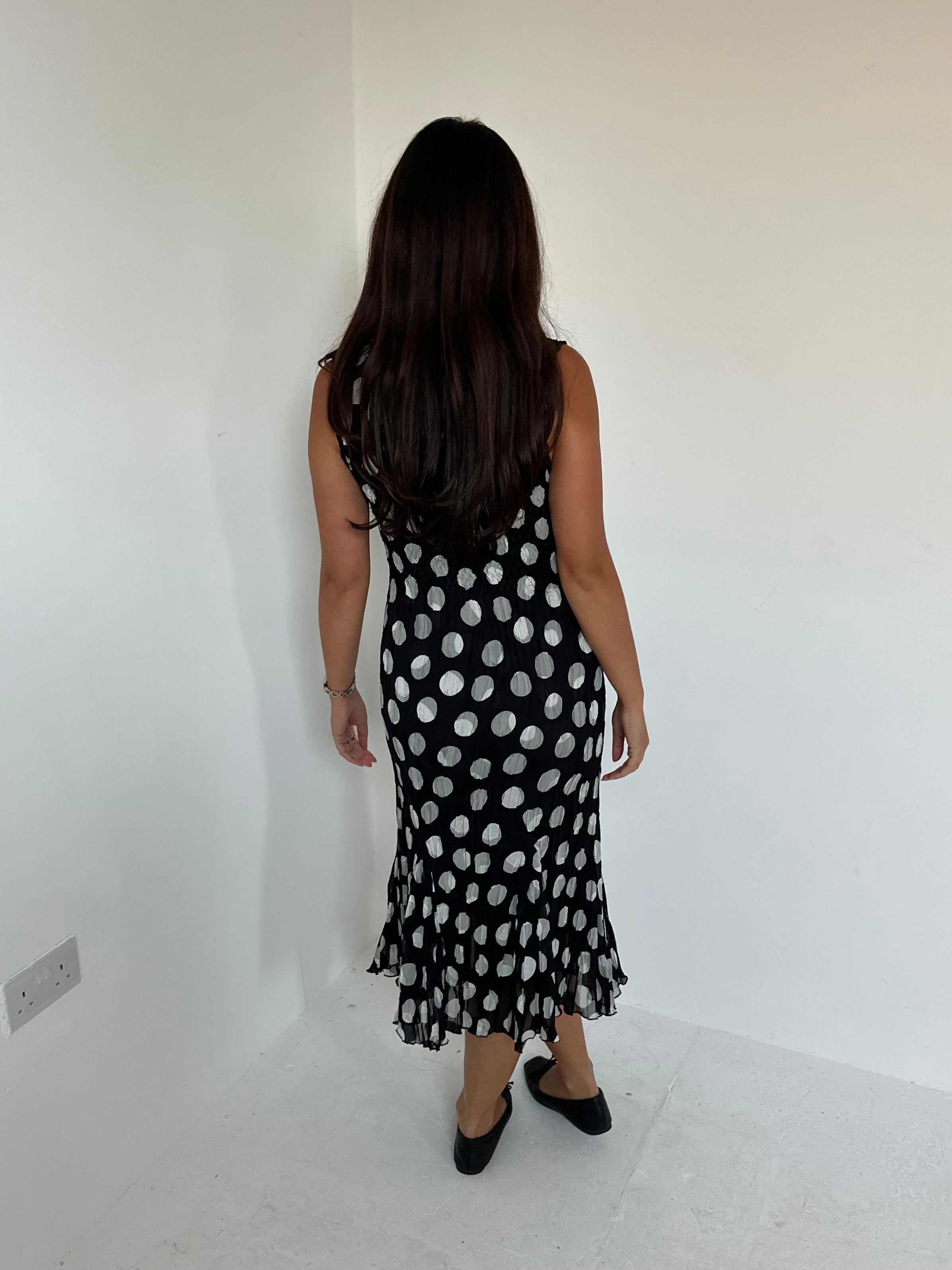 polka dot dress — size s/m