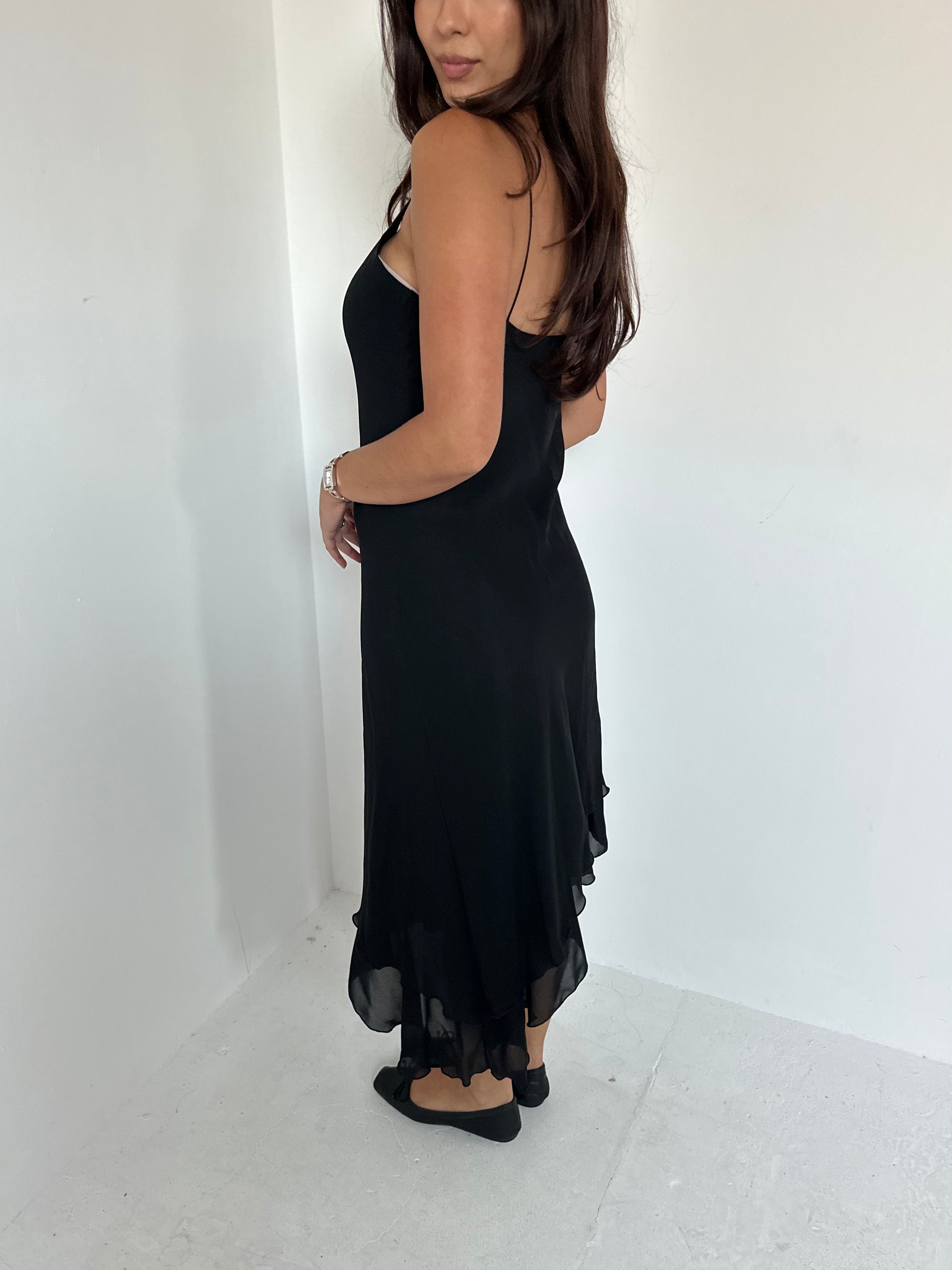 asymmetric dress — size s/m