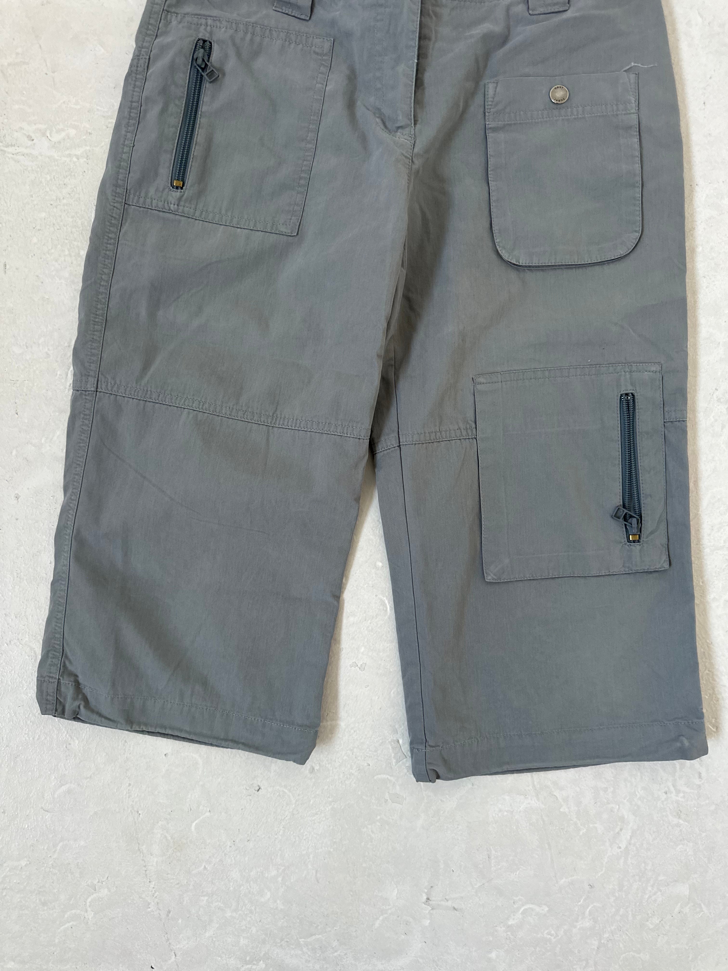 cargo capri pants — size xs