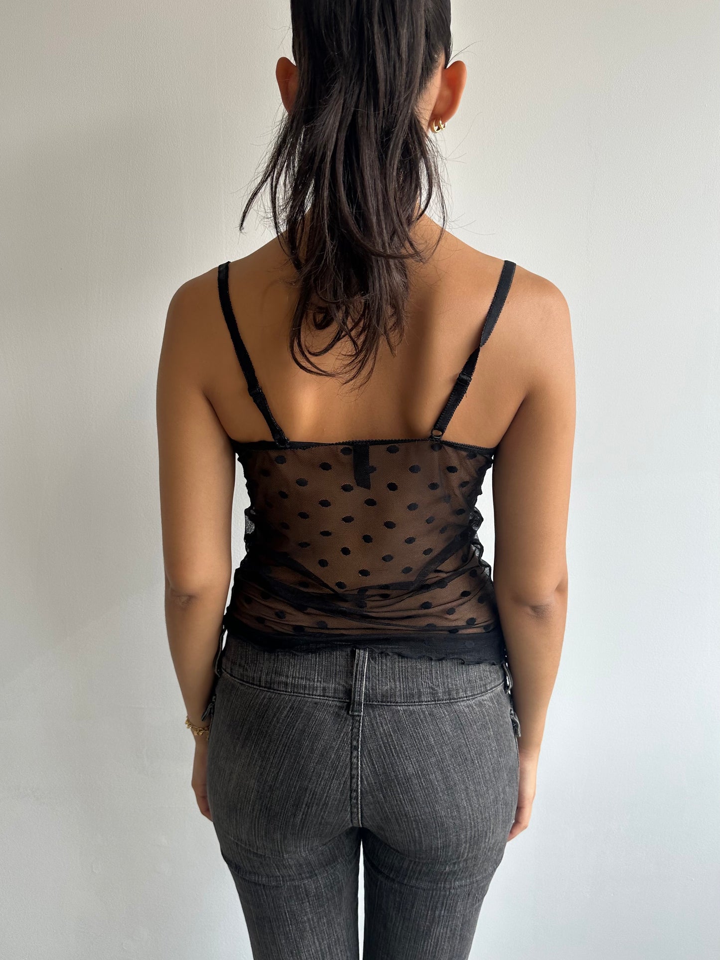 polka dot cami top ⋆ size m